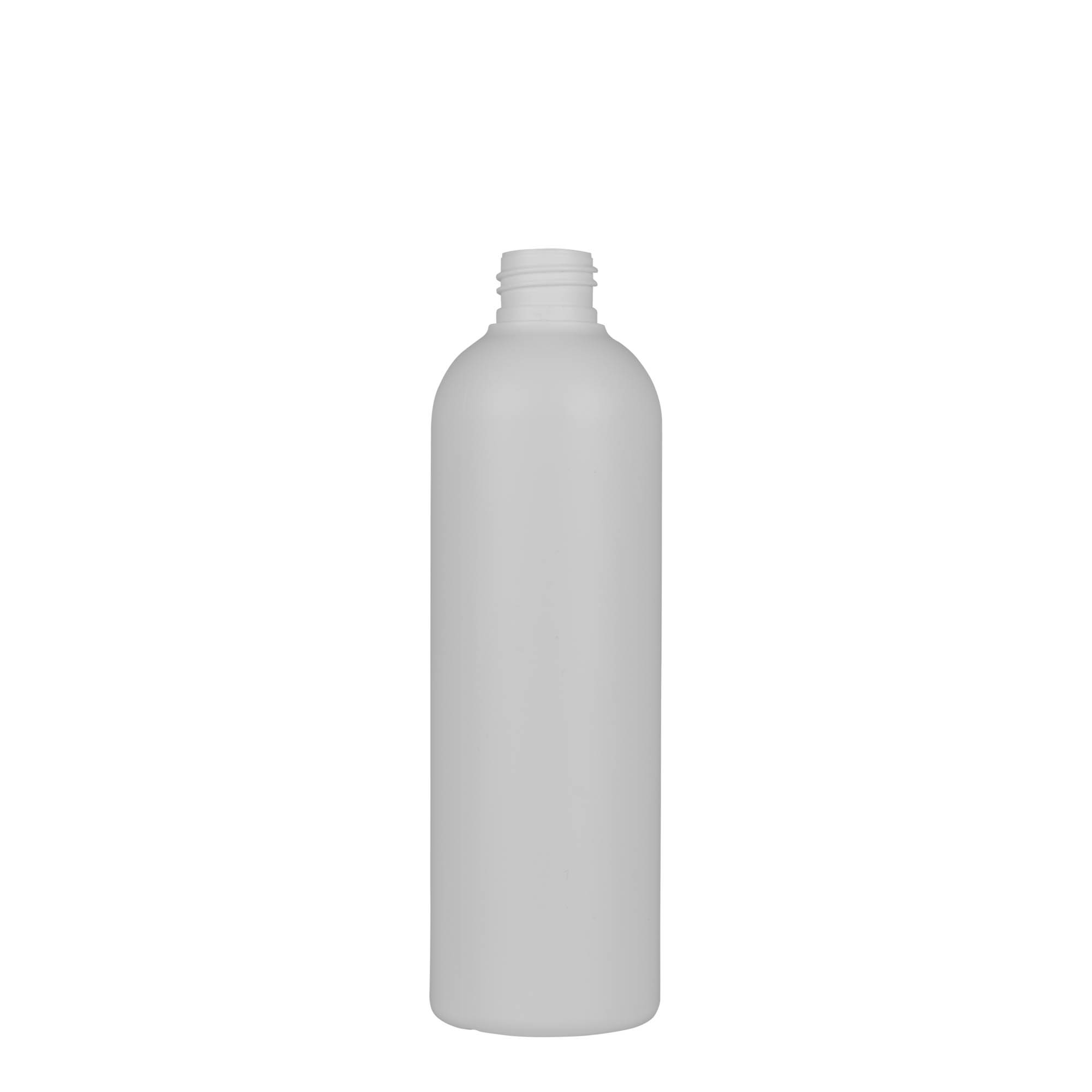 300 ml műanyag palack 'Tuffy', HDPE, fehér, nyakméret: 24/410