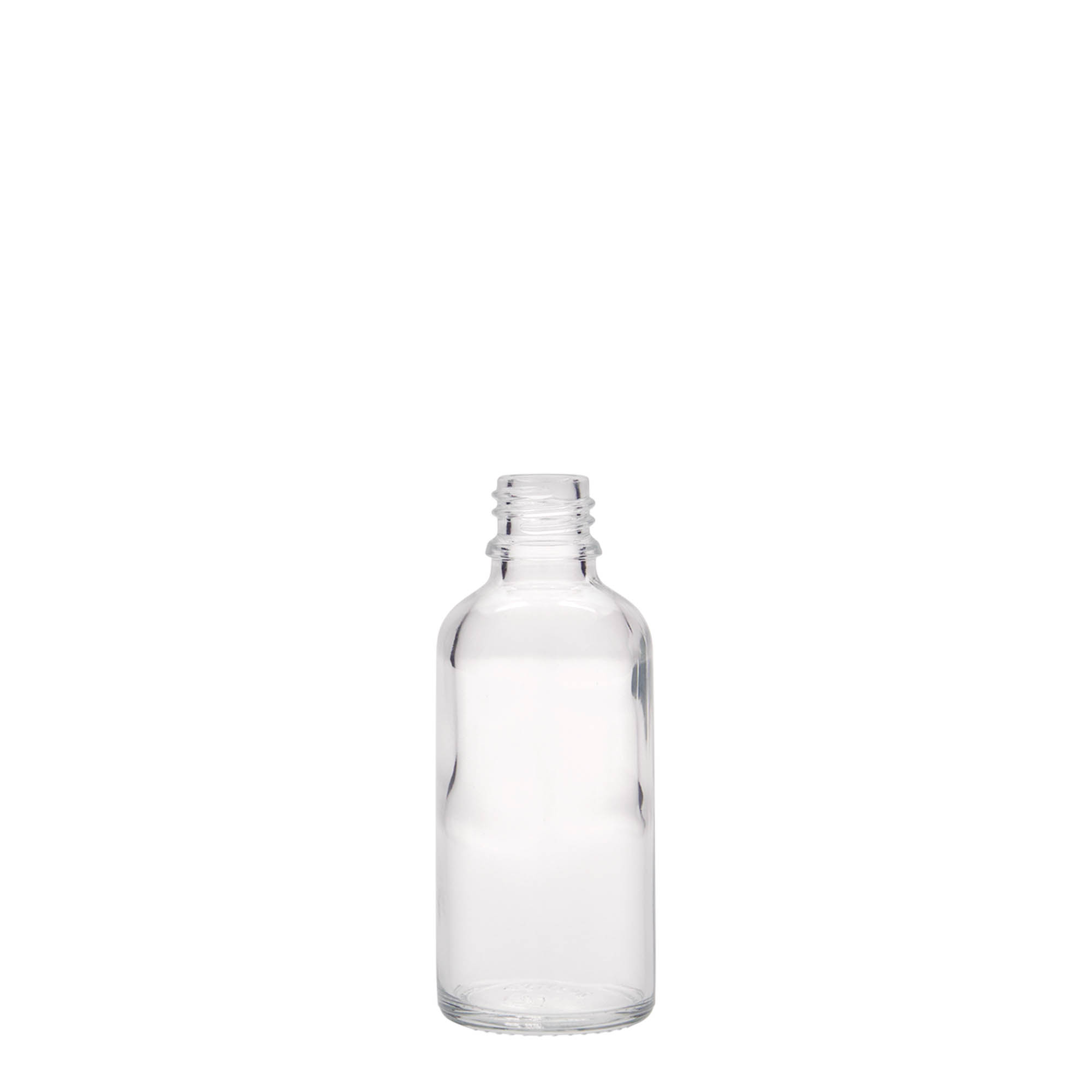 50 ml orvosi üveg, üveg, nyílás: DIN 18 50 ml orvosi üveg, üveg, nyílás: DIN 18