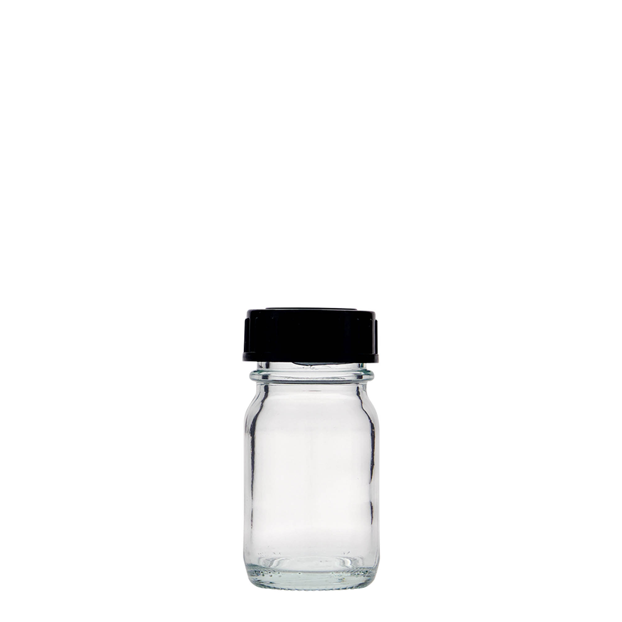30 ml széles szájú üveg, nyílás: DIN 32 30 ml széles szájú üveg, nyílás: DIN 32