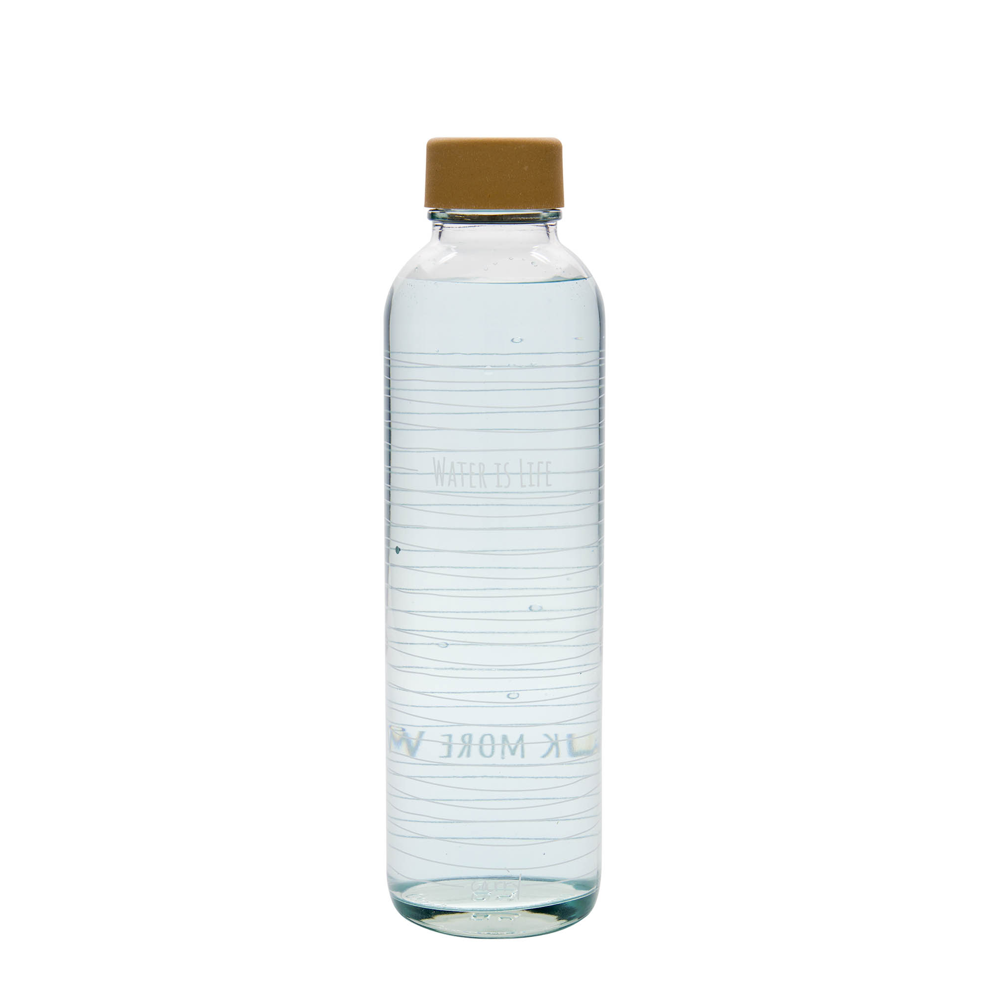 700 ml ivópalack CARRY Bottle 'Water is Life', nyílás: csavarzár