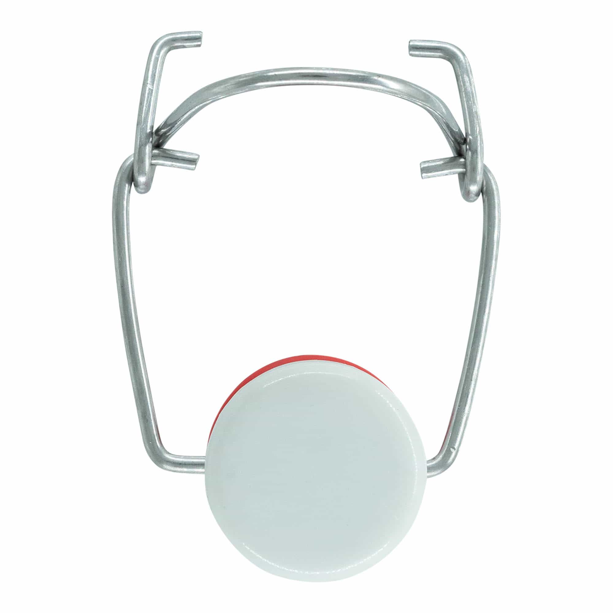 Pántzár különleges méretben, műanyag, piros-fehér