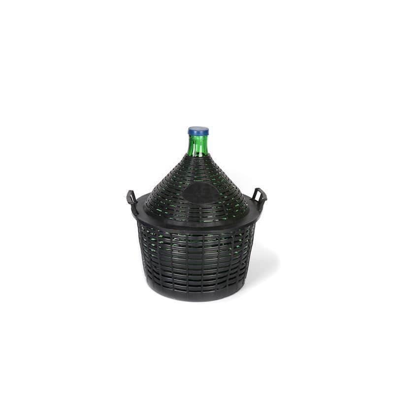 20 l keskeny nyakú demizson, üveg, zöld, szájnyílás: pattintós fedél 20 l keskeny nyakú demizson, üveg, zöld, szájnyílás: pattintós fedél