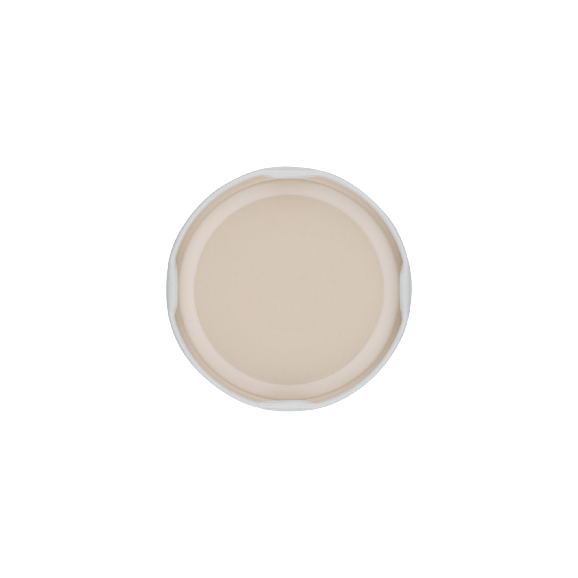 Twist-off fedő, fehérlemez, fehér, nyílásra: TO 66