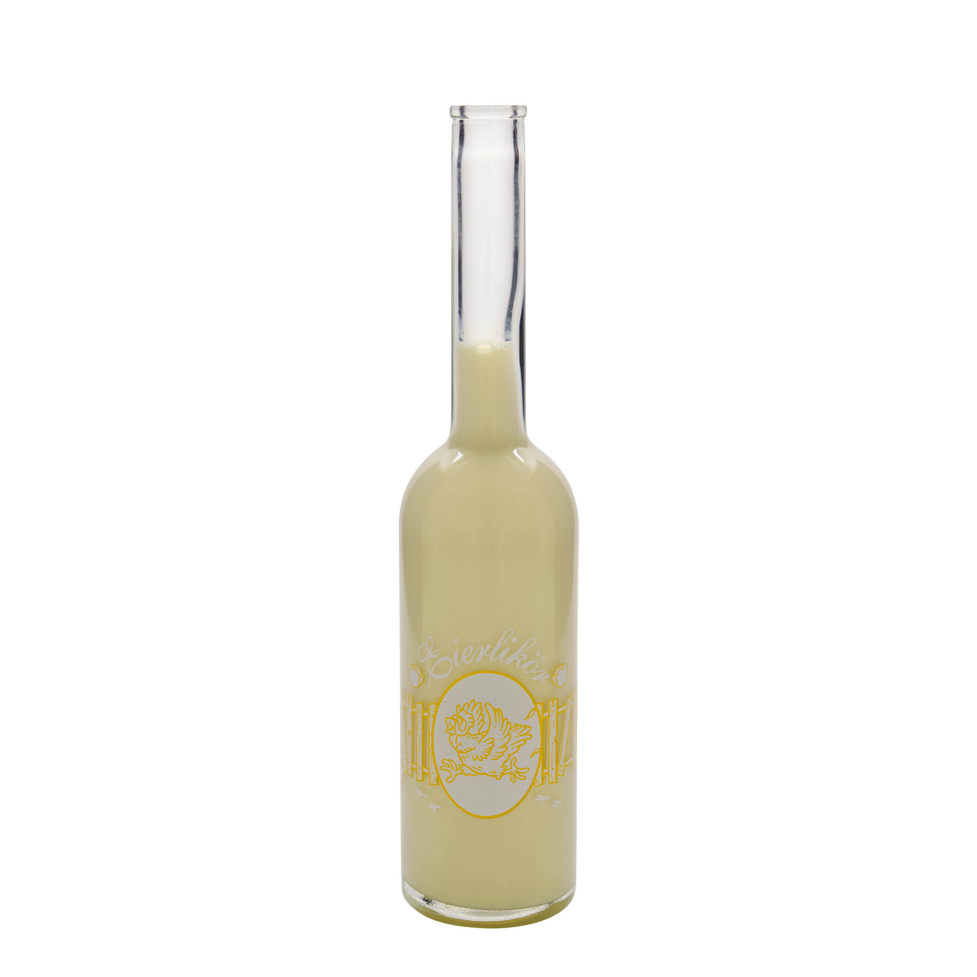 500 ml üvegpalack 'Opera', motívum: tojáslikőr, nyílás: parafa
