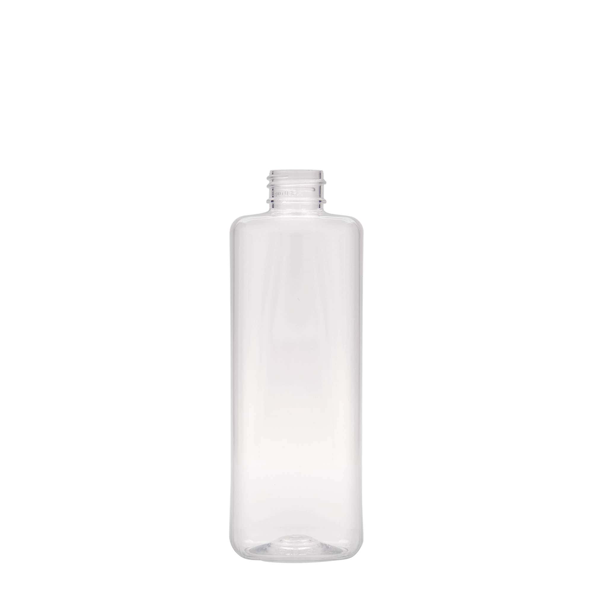 300 ml PET-palack 'Karl', négyszögletes, műanyag, nyakméret: 24/410