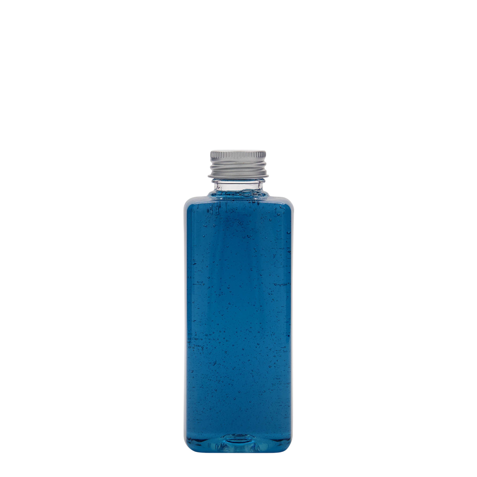 200 ml PET-palack 'Karl', négyzet alakú, műanyag, nyakméret: 24/410