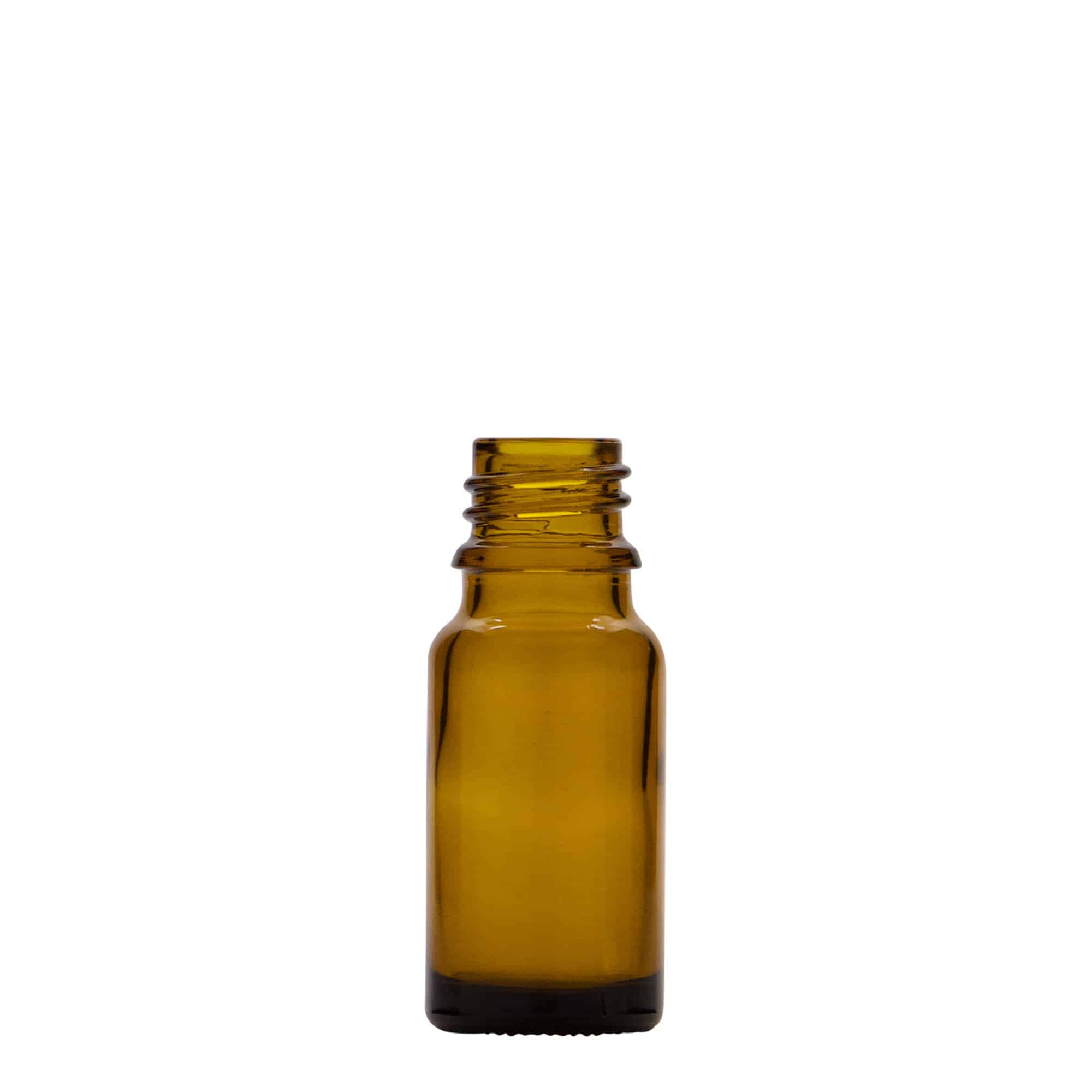 10 ml orvosi üveg lotionpumpával, üveg, barna, nyílás: DIN 18