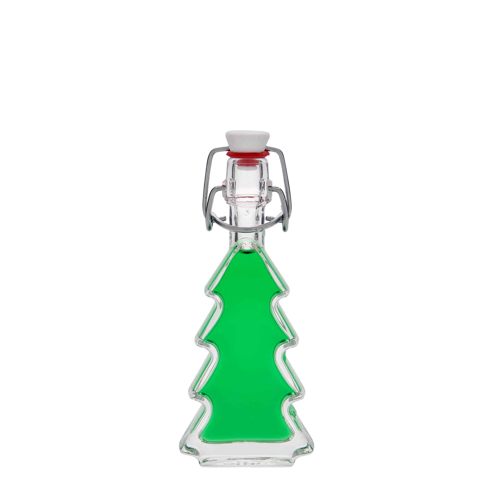 40 ml-es üvegpalack 'Tannenbaum', szájnyílás: csatos zár