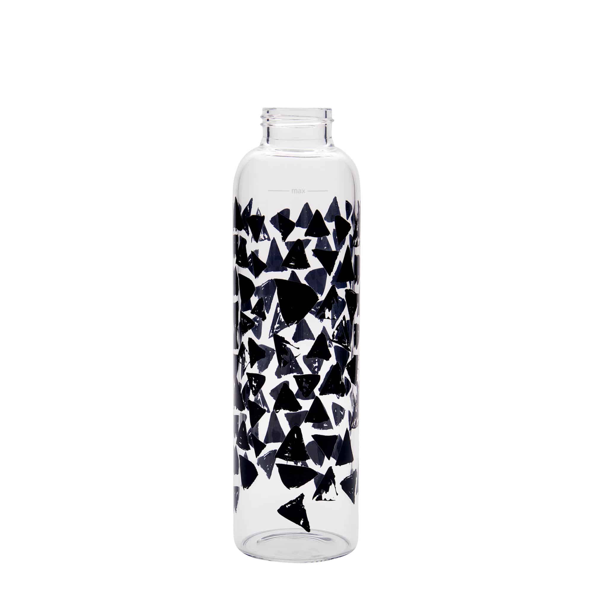 500 ml ivópalack 'Perseus - Fekete háromszögek', nyílás: csavarzár