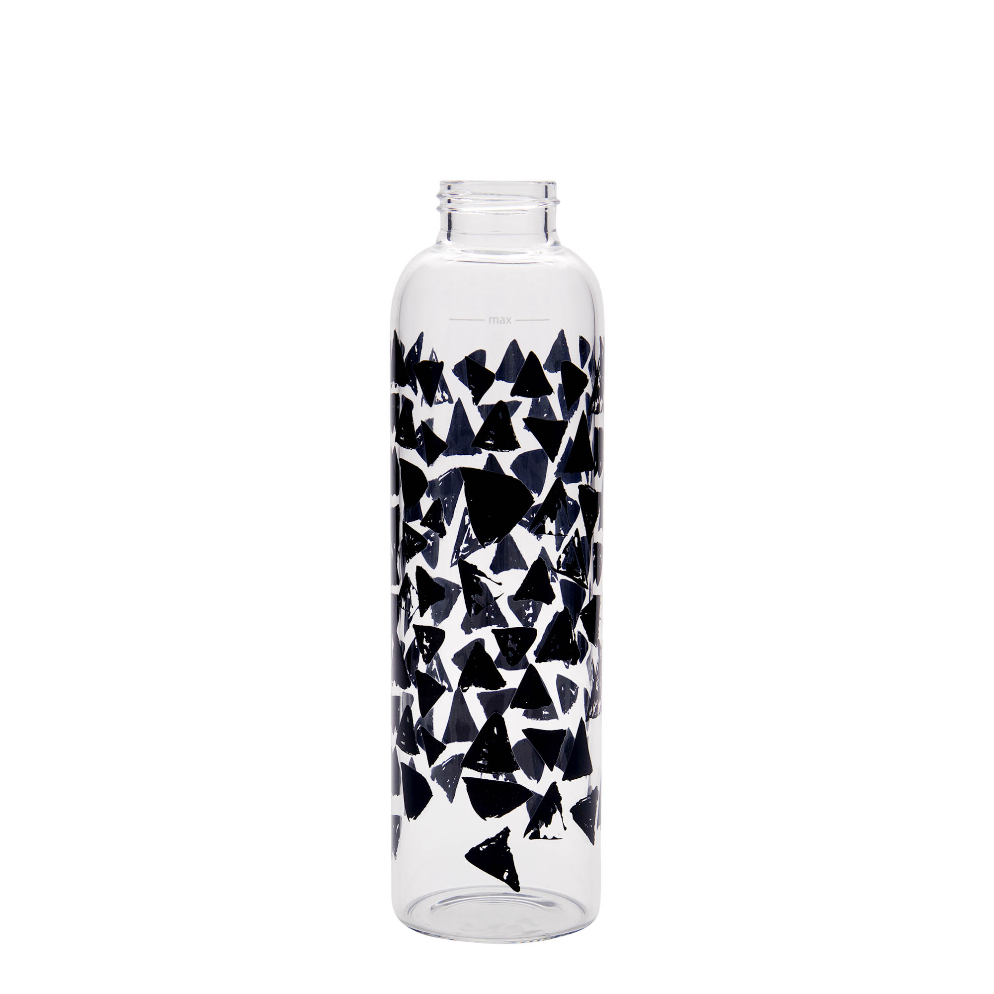 500 ml ivópalack 'Perseus - Fekete háromszögek', nyílás: csavarzár 500 ml ivópalack 'Perseus - Fekete háromszögek', nyílás: csavarzár