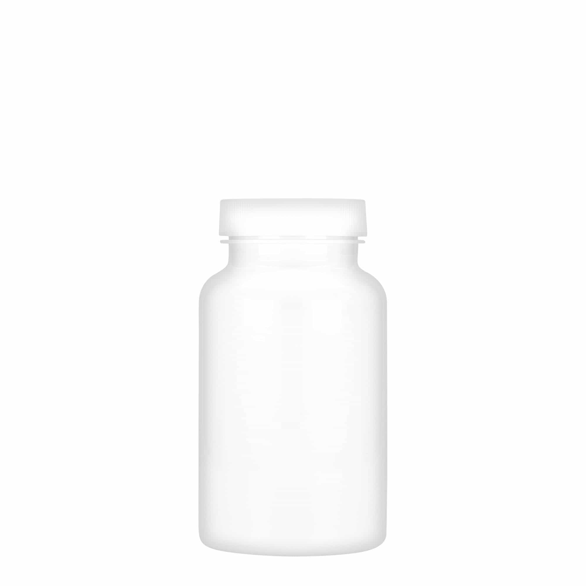 200 ml-es PET-flakon, műanyag, fehér, szájnyílás: 45/400