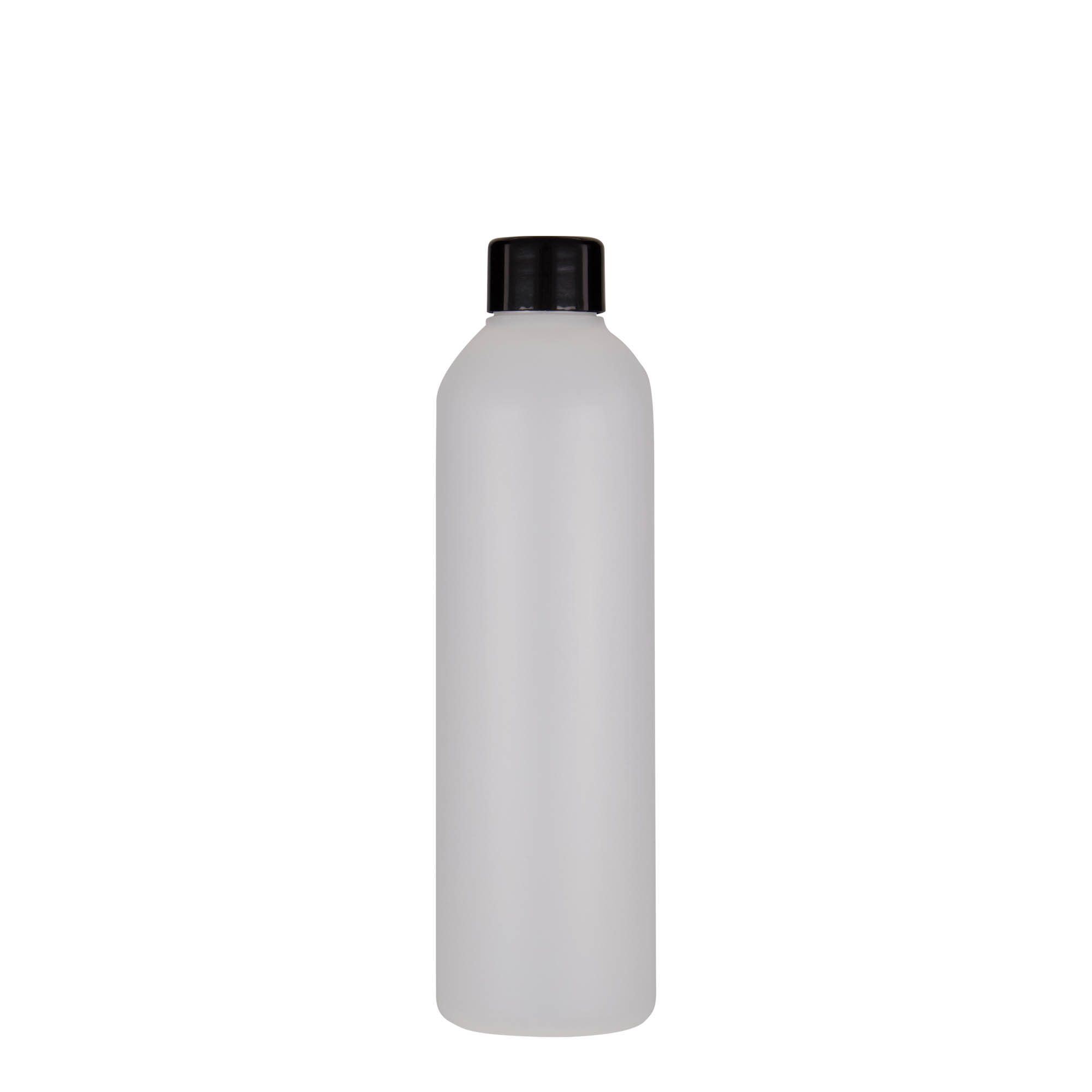 250 ml műanyag palack 'Tuffy', HDPE, natúr, nyakátmérő: 24/410