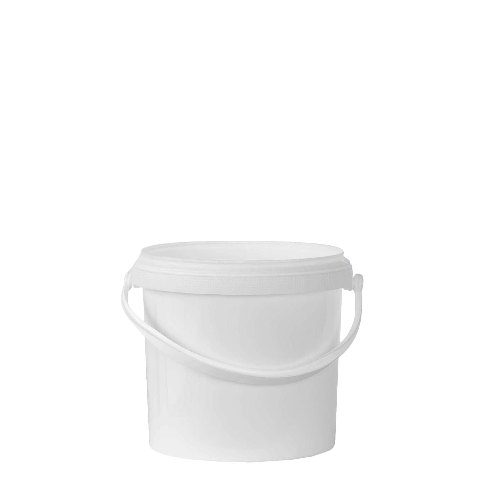 2,5 l-es vödör, PP-műanyag, fehér 2,5 l-es vödör, PP-műanyag, fehér