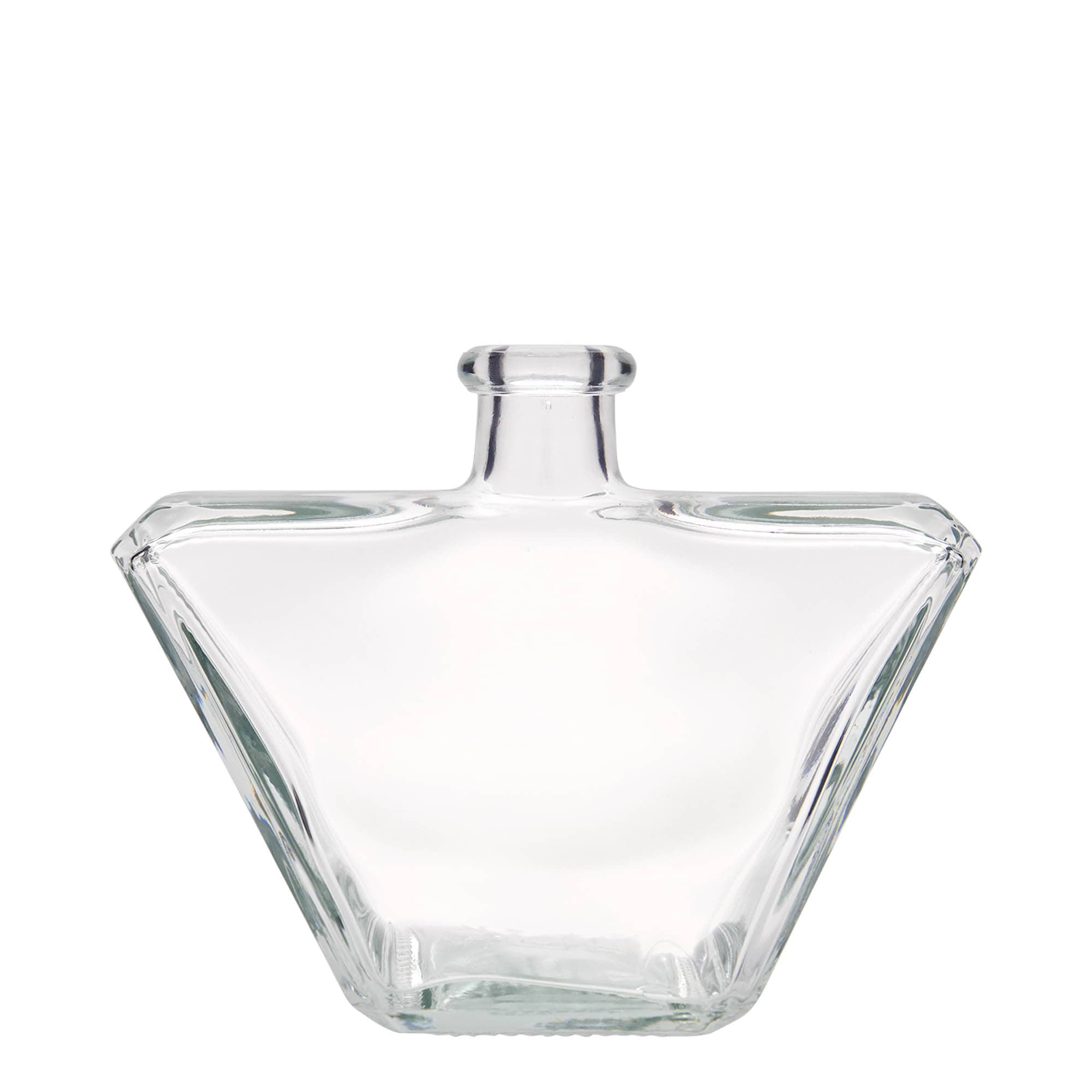 500 ml üveges palack 'Charly', téglalap alakú, nyílás: parafa