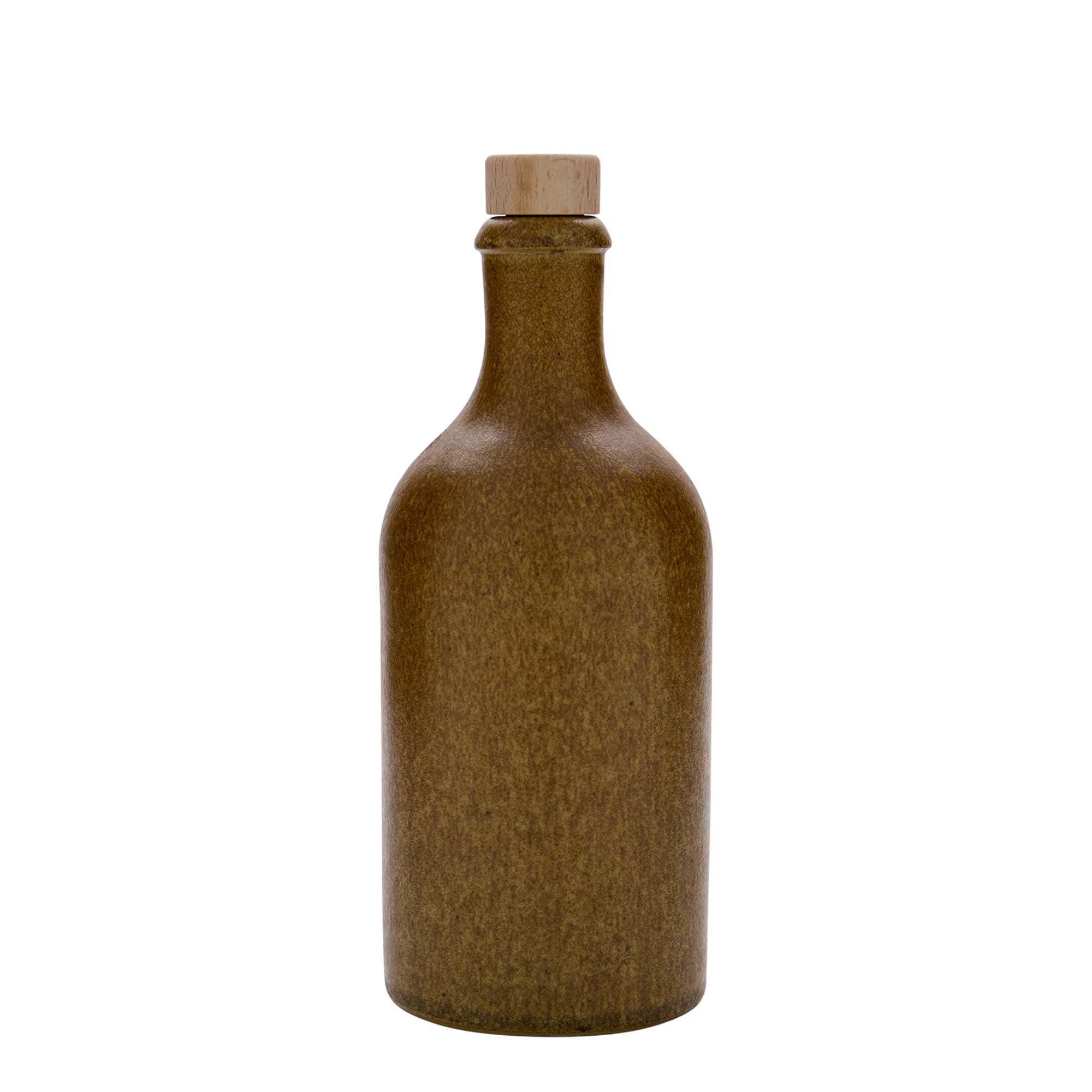 500 ml agyagedény, kőedény, barna-kristály, száj: parafa 500 ml agyagedény, kőedény, barna-kristály, száj: parafa