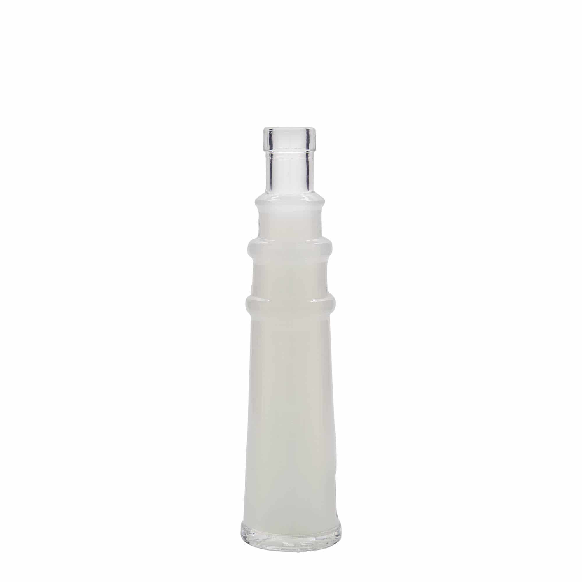 100 ml-es üvegpalack 'Leuchtturm', szájnyílás: parafadugó