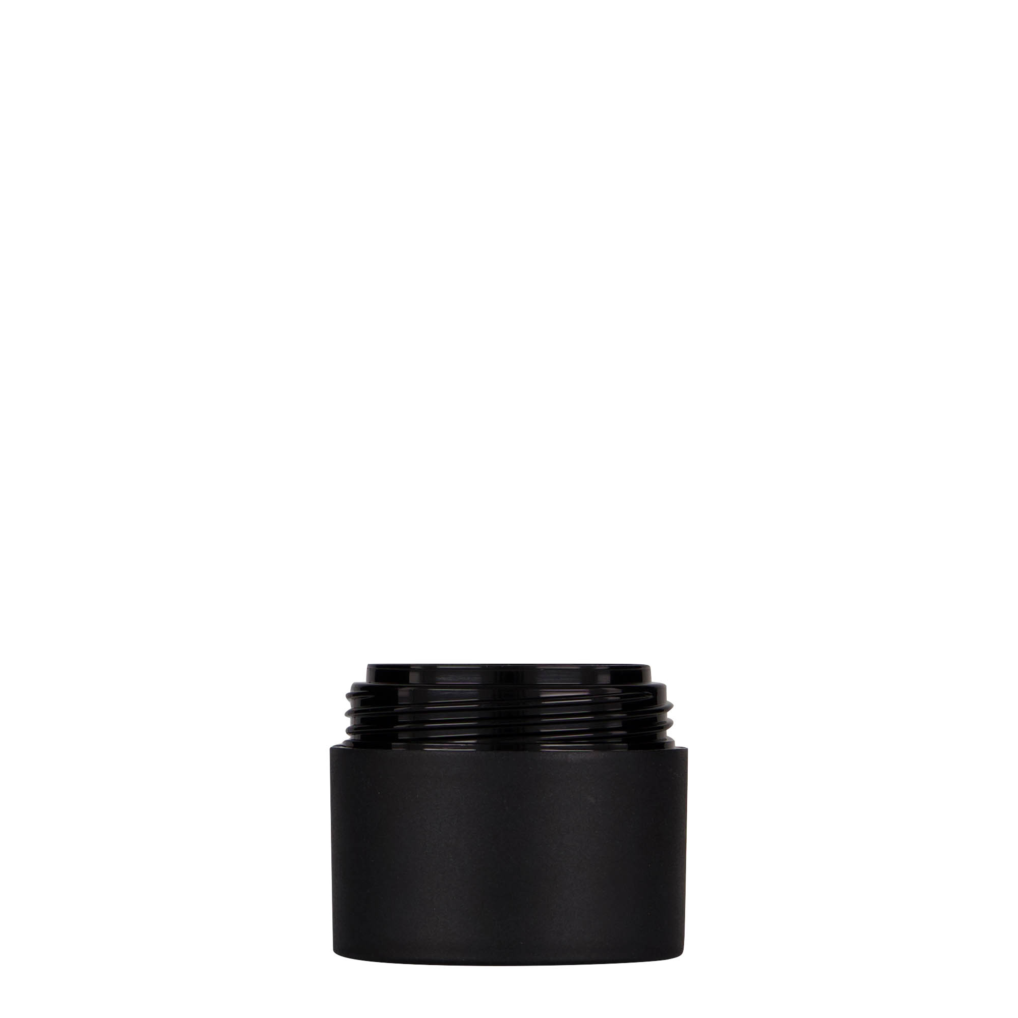 30 ml műanyag doboz 'Antonella', PP, fekete, nyílás: csavarzár 30 ml műanyag doboz 'Antonella', PP, fekete, nyílás: csavarzár