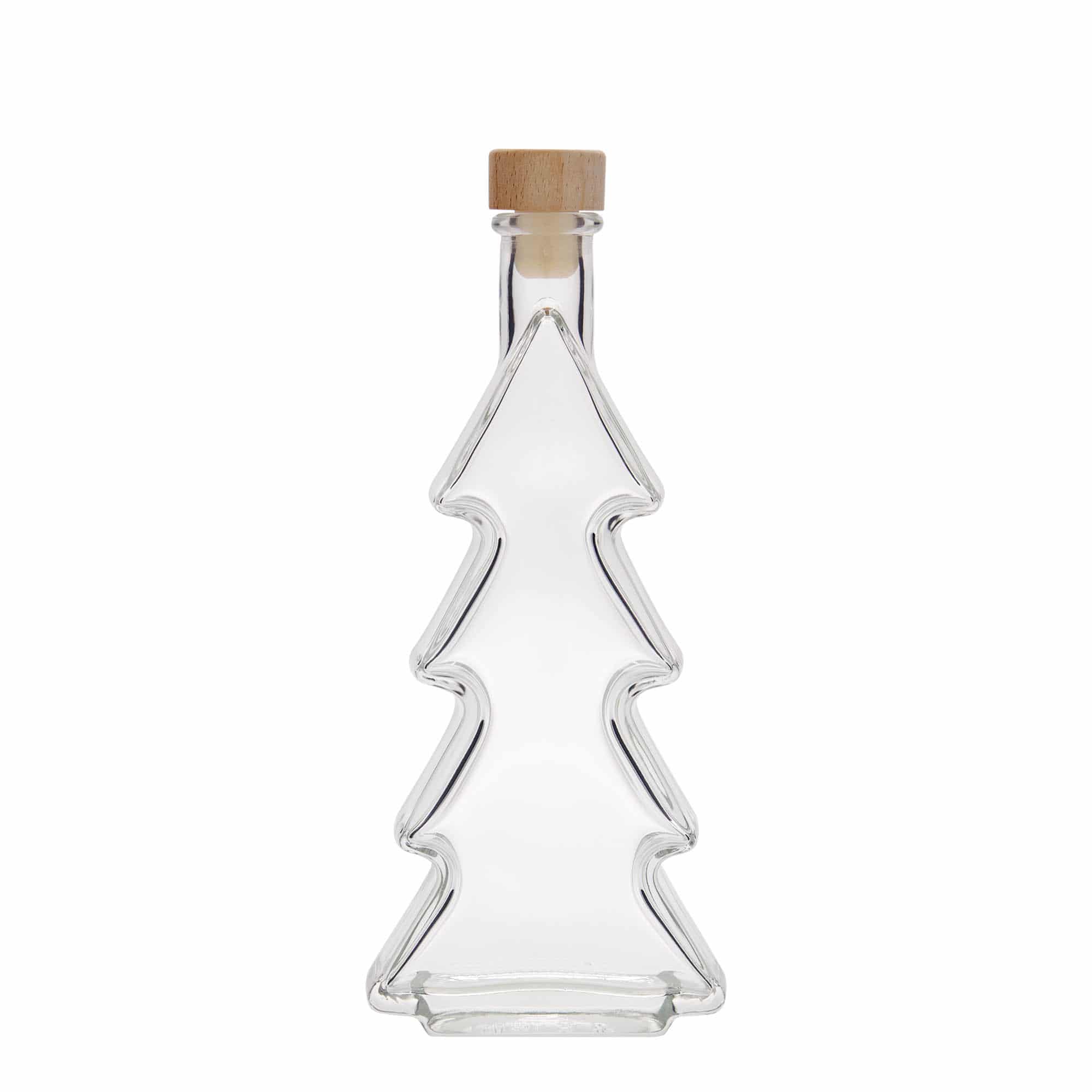 200 ml üvegpalack 'Fenyőfa', nyílás: parafa