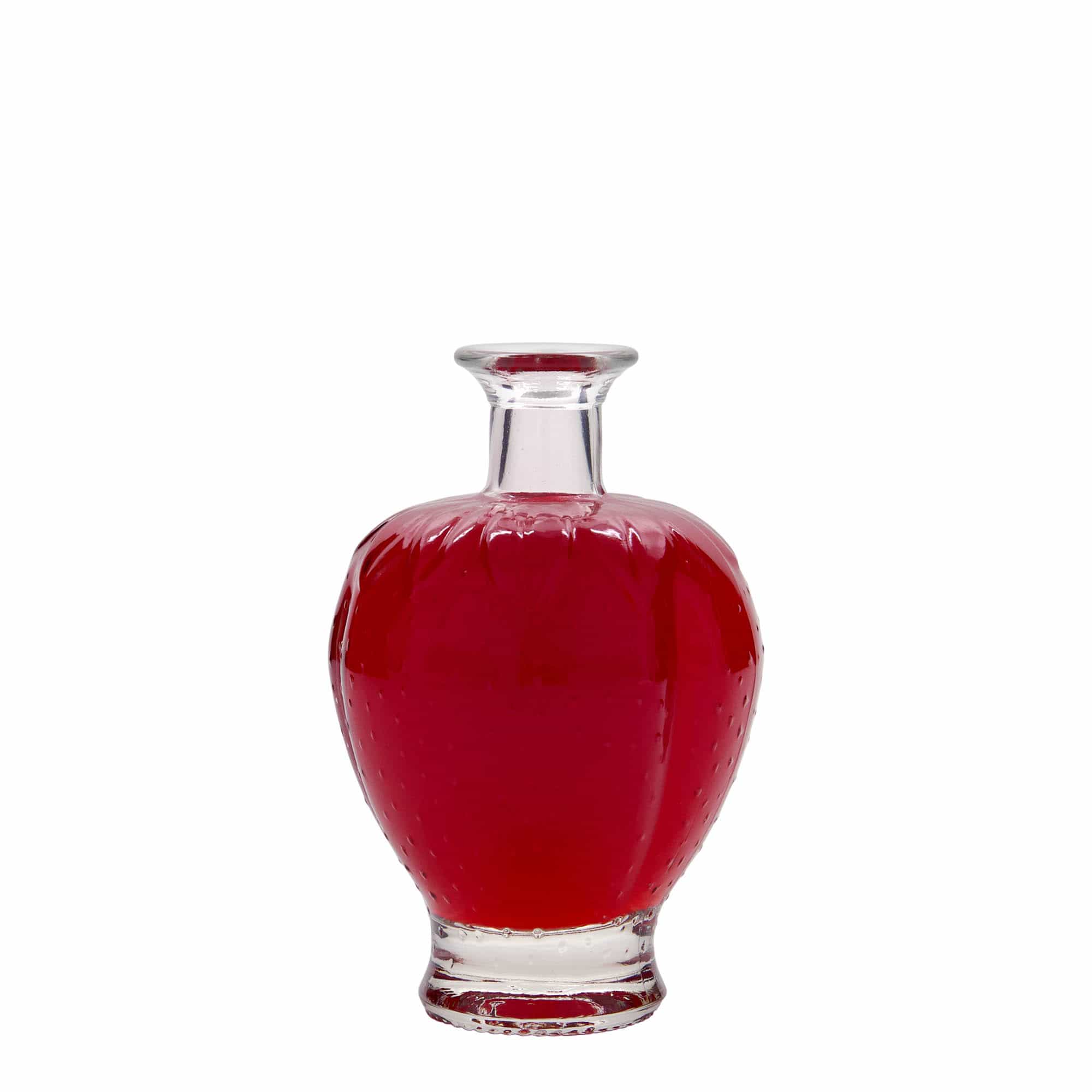 200 ml üveges palack 'Eper', nyílás: parafa