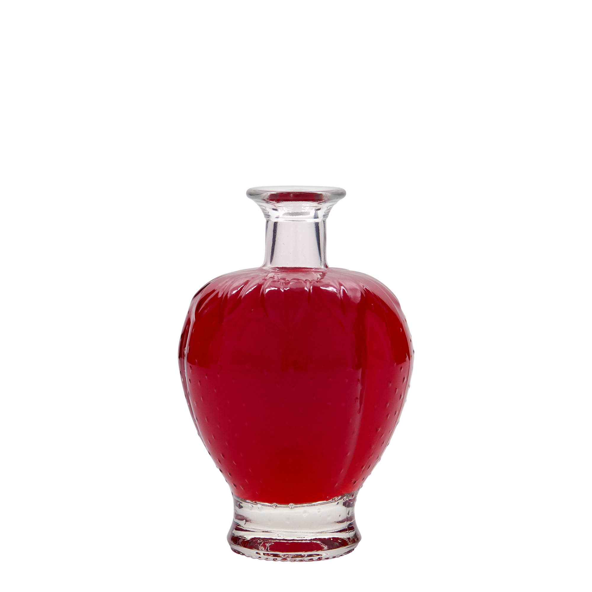 200 ml üveges palack 'Eper', nyílás: parafa 200 ml üveges palack 'Eper', nyílás: parafa