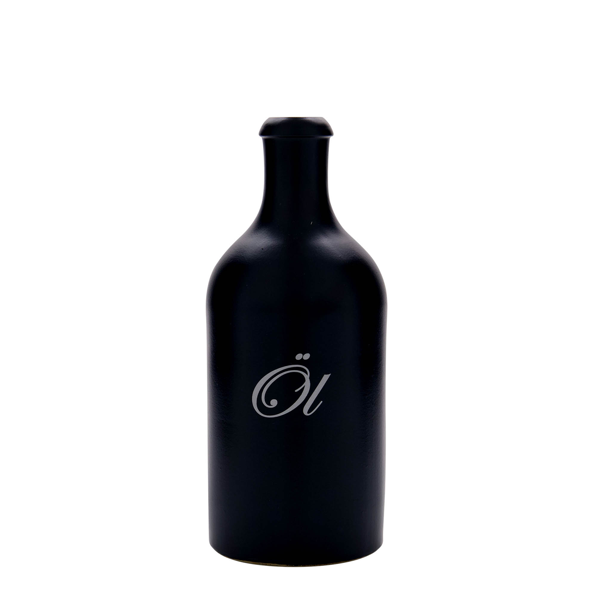 500 ml-es agyagedény, motívum: olaj, kőedény, fekete, nyílás: parafa 500 ml-es agyagedény, motívum: olaj, kőedény, fekete, nyílás: parafa