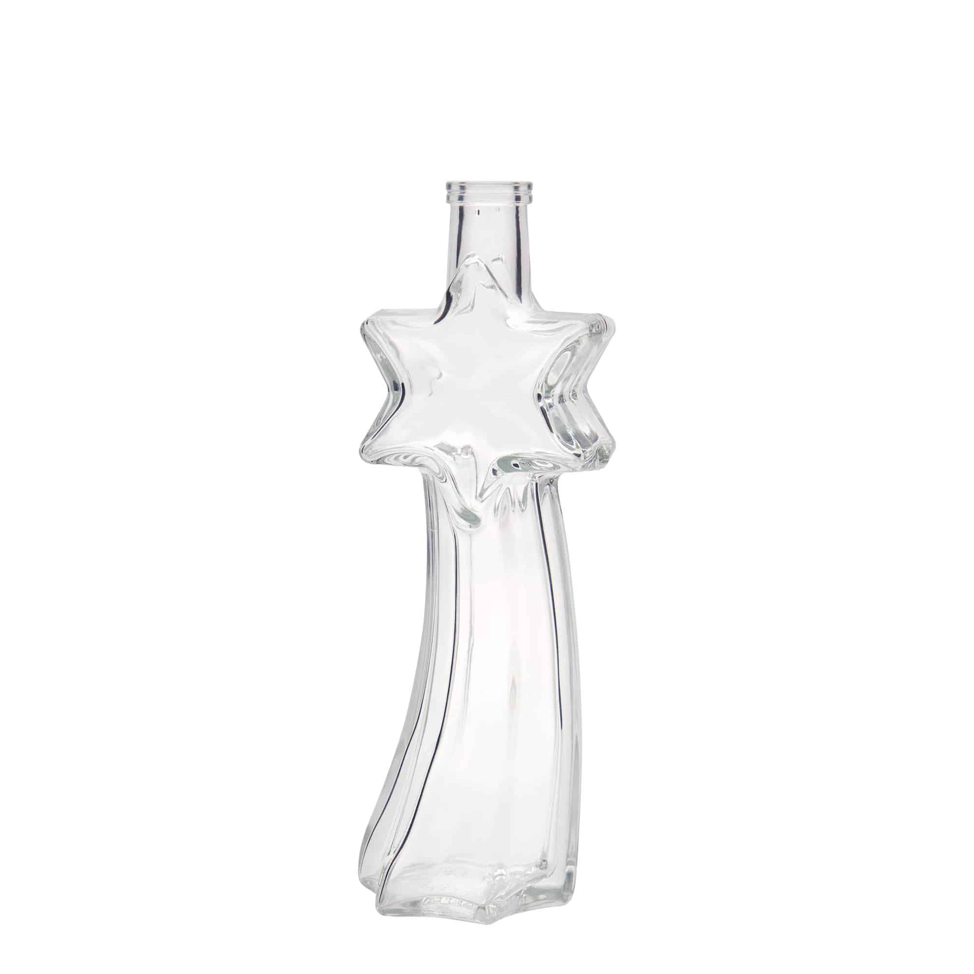 200 ml üvegpalack 'Hullócsillag', nyílás: parafa