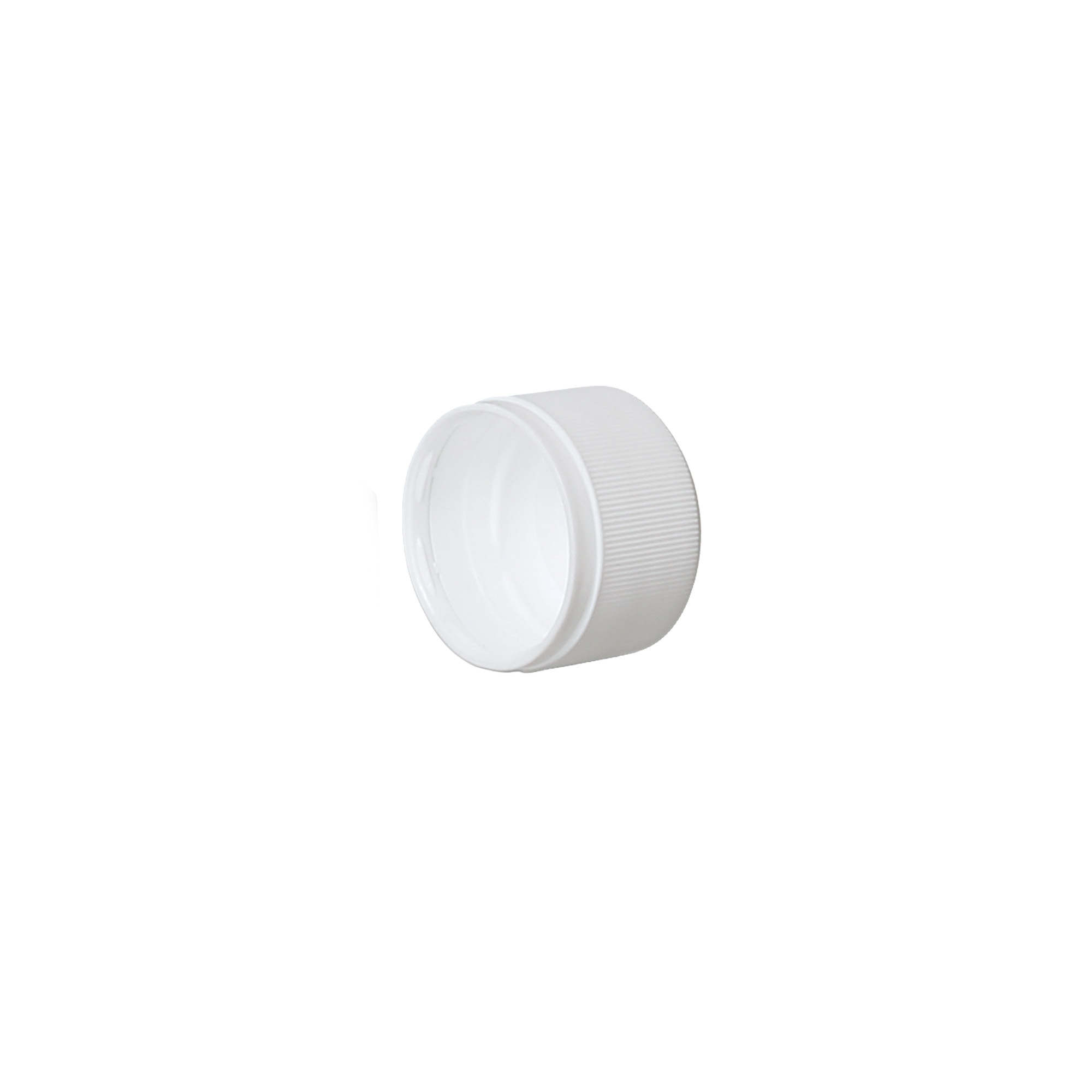 Csavarzáró A változat, PP műanyag, fehér, a nyílásra: PP 28