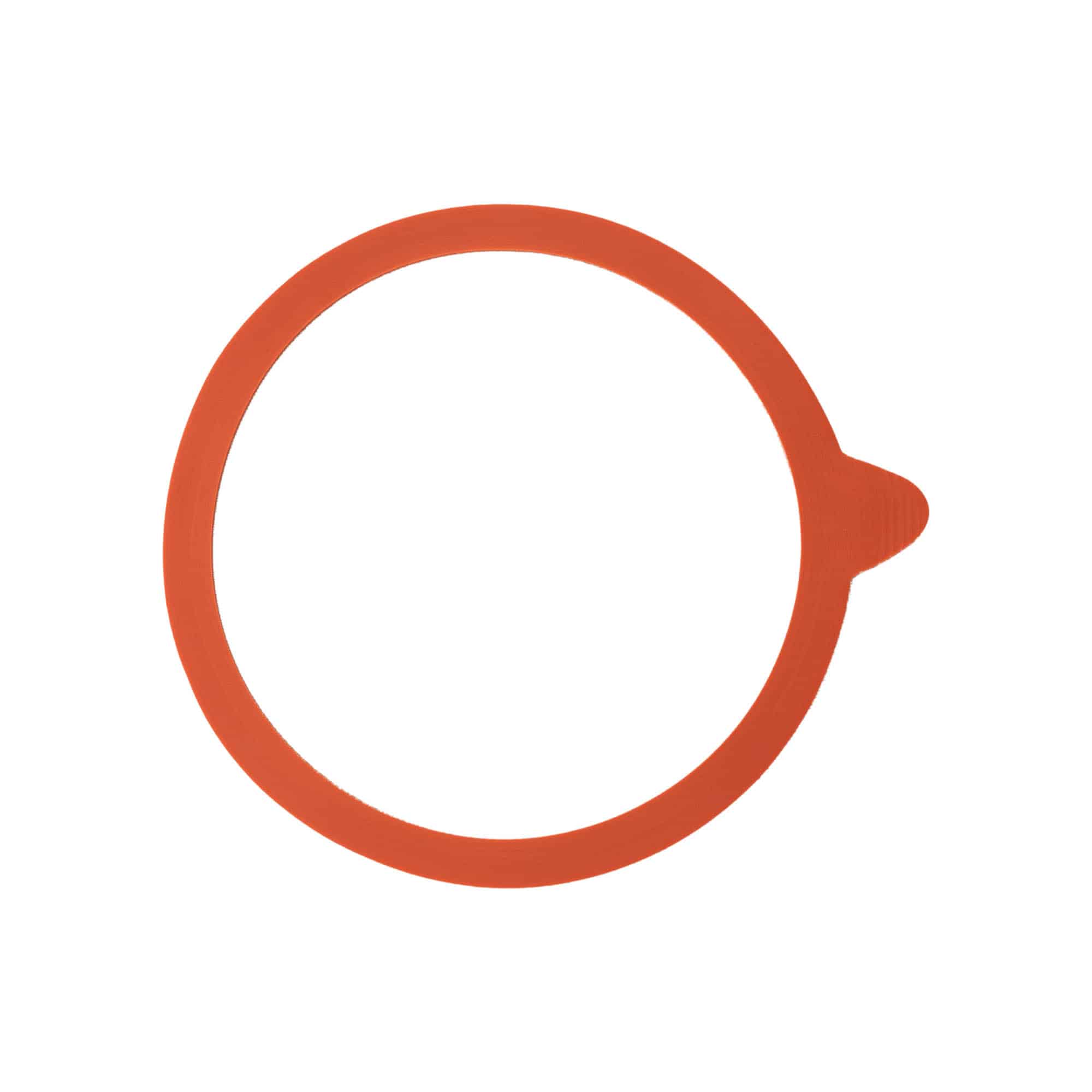 WECK befőzőgyűrű RR100 #, piros, száj: kör alakú perem