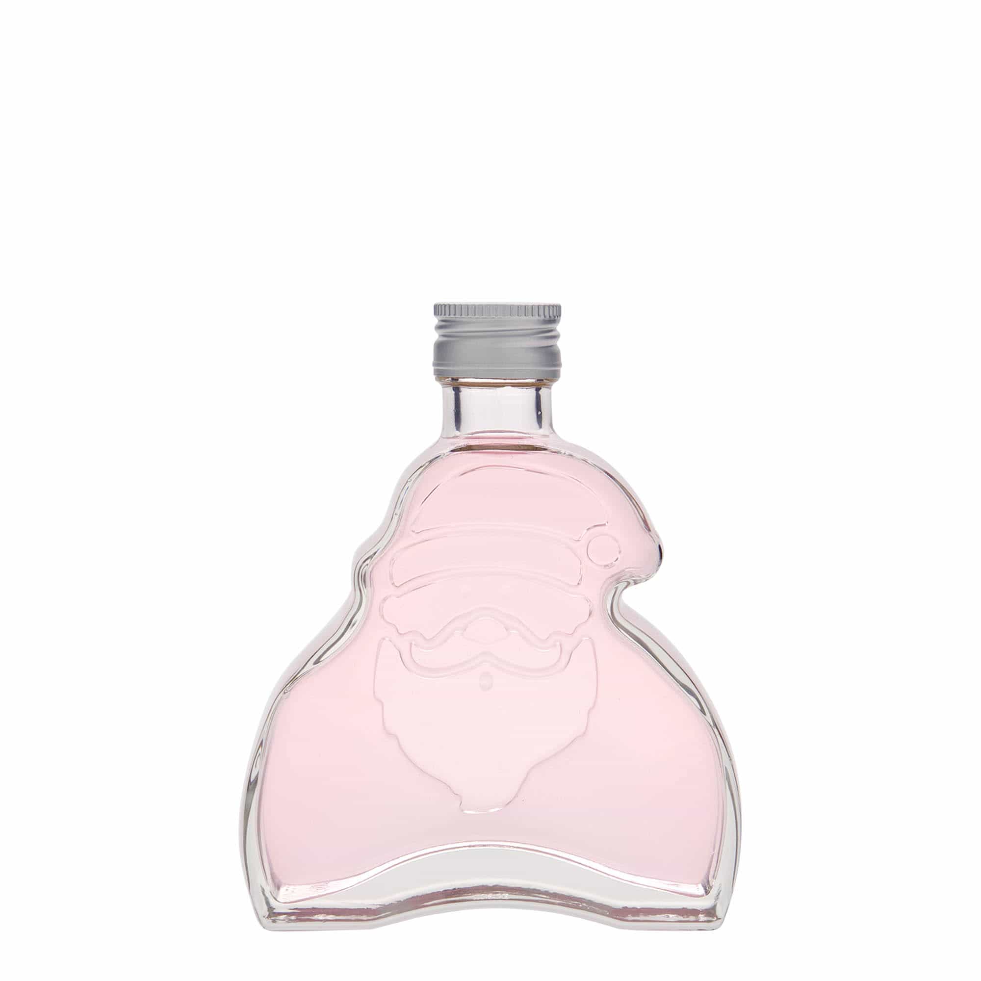 200 ml-es üvegpalack 'Santa Claus', szájnyílás: PP 28