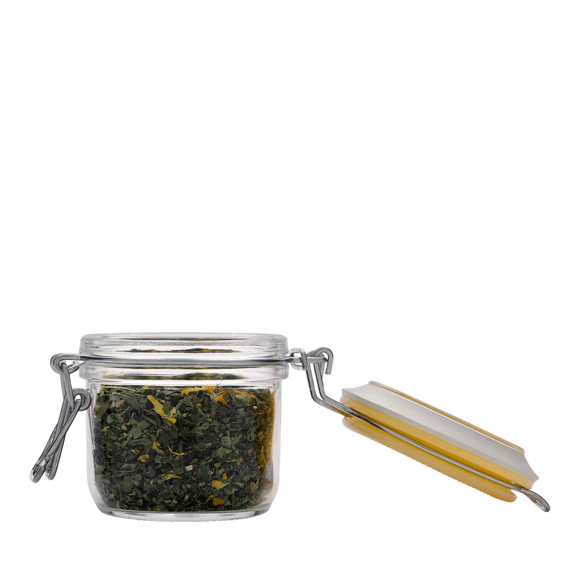 200 ml drótkapcsos üveg 'Fido', sárga, nyílás: drótkapcsos záróelem 200 ml drótkapcsos üveg 'Fido', sárga, nyílás: drótkapcsos záróelem