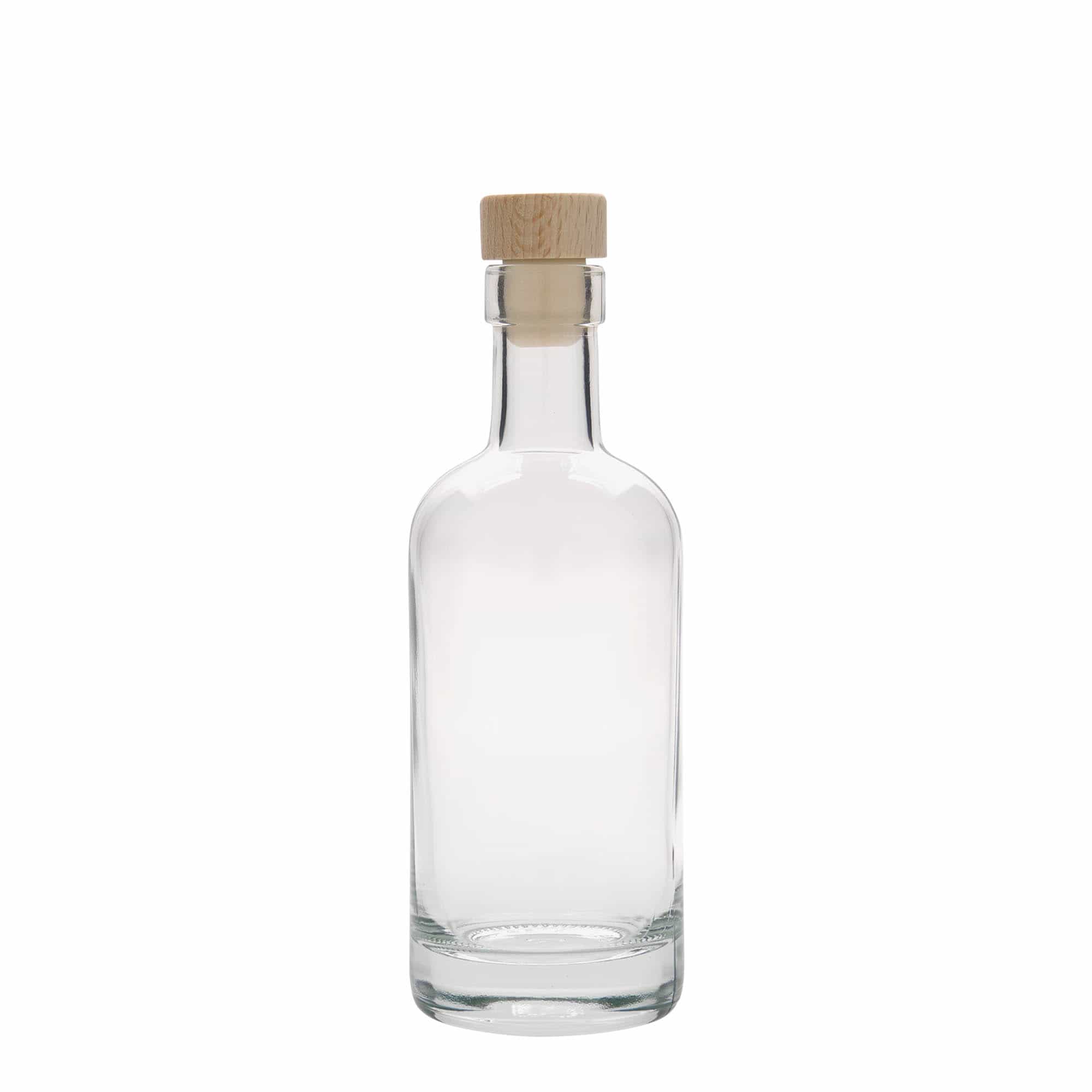 250 ml üveges palack 'Linea Uno', nyílás: parafa