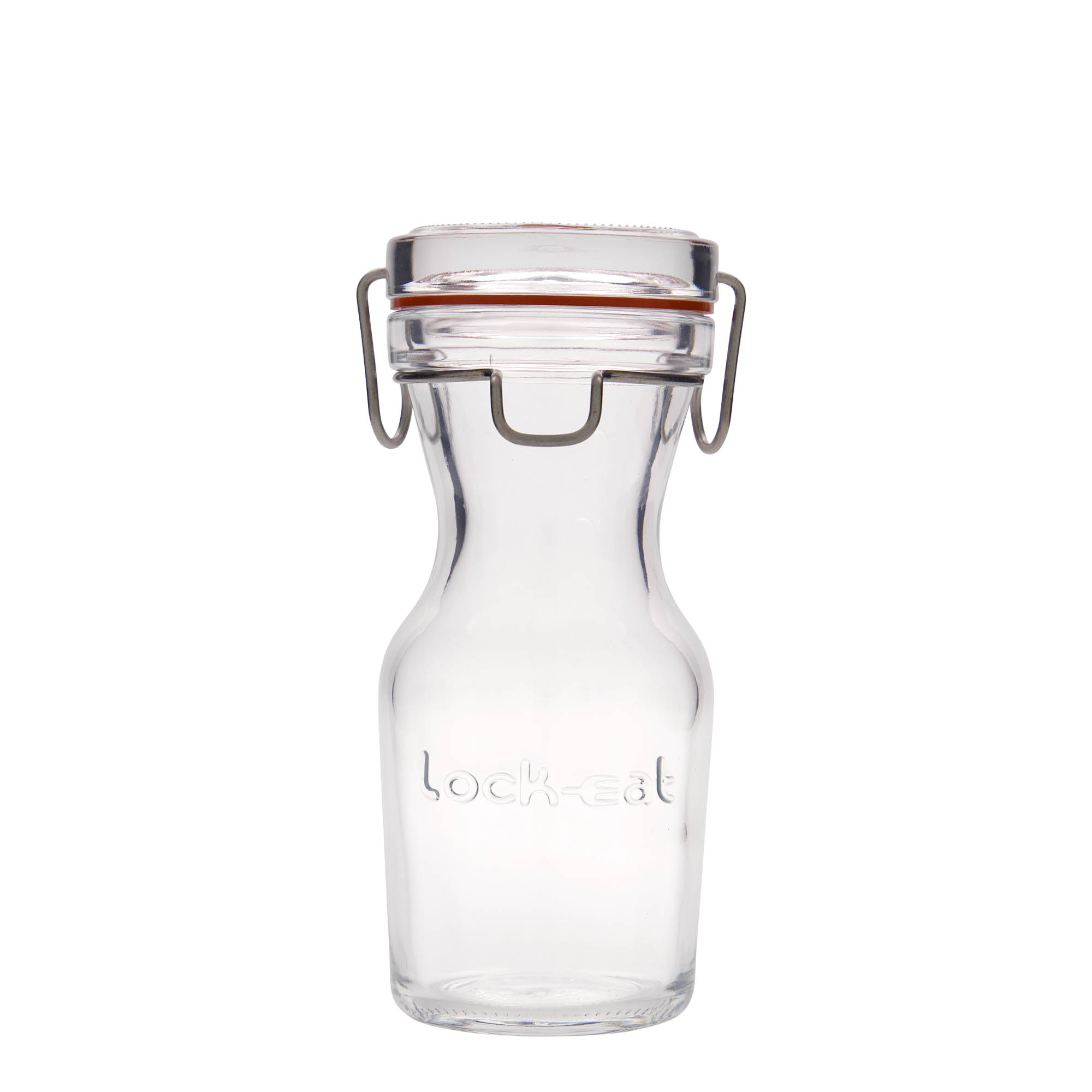 250 ml üvegkancsó 'Lock-Eat', nyílás: drótfüles záródás 250 ml üvegkancsó 'Lock-Eat', nyílás: drótfüles záródás