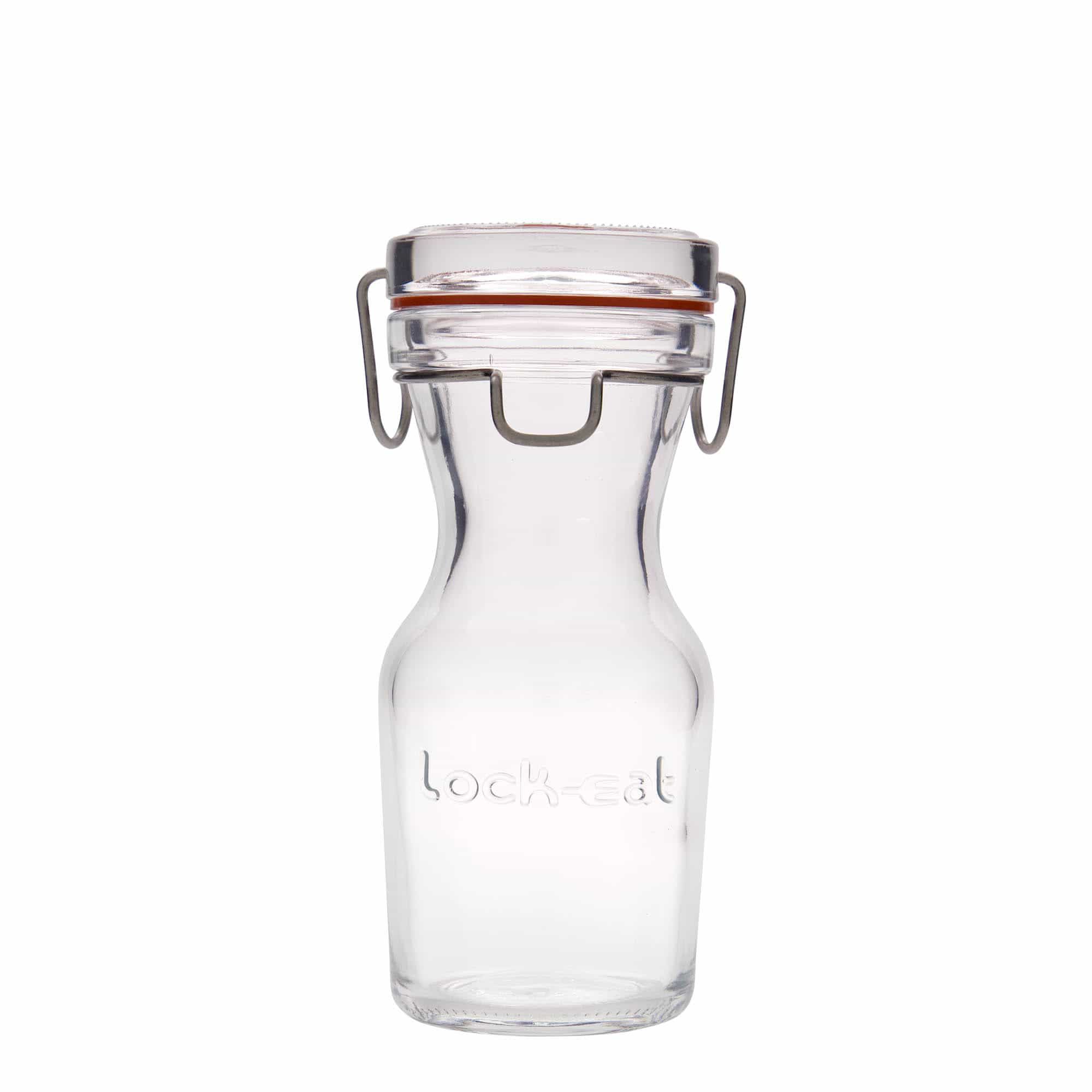 250 ml üvegkancsó 'Lock-Eat', nyílás: drótfüles záródás