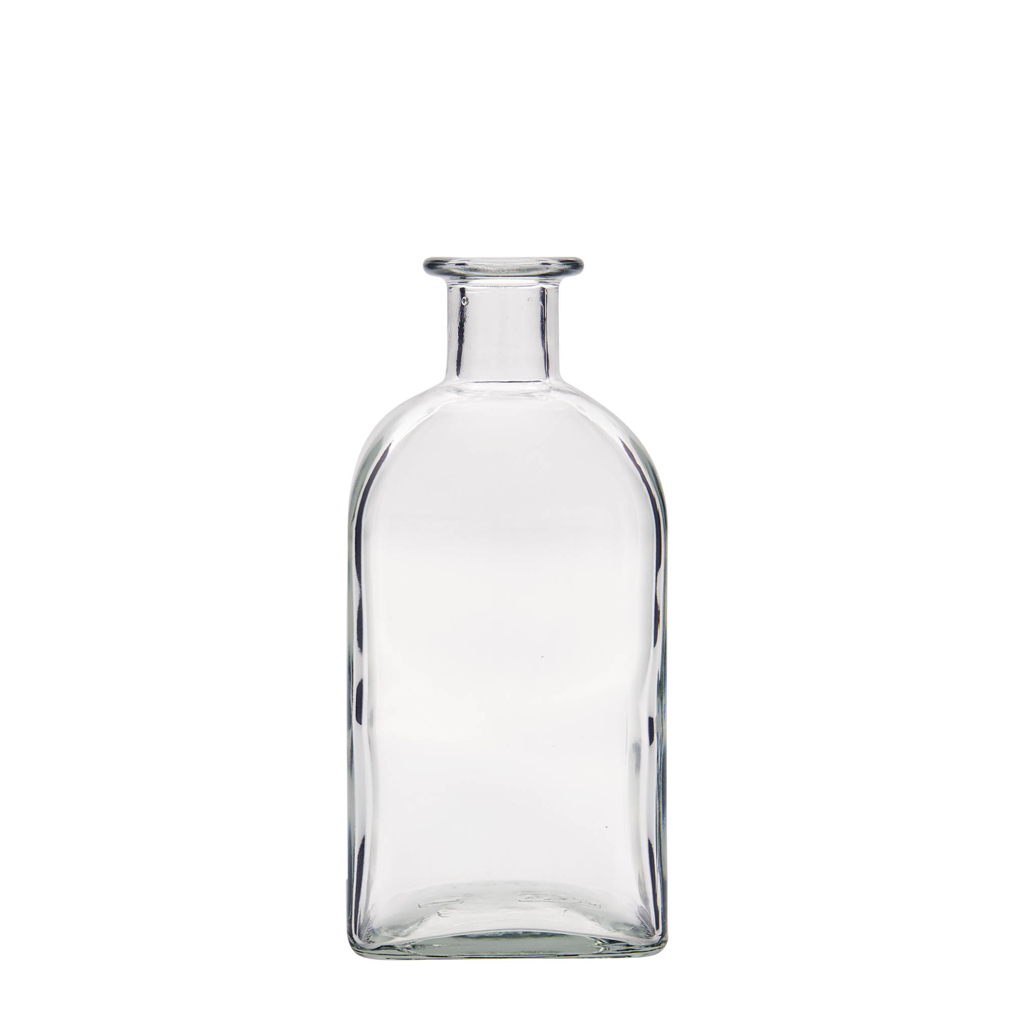 500 ml üvegpalack Apotheker Carré, négyzet alakú, nyílás: parafa dugó 500 ml üvegpalack Apotheker Carré, négyzet alakú, nyílás: parafa dugó