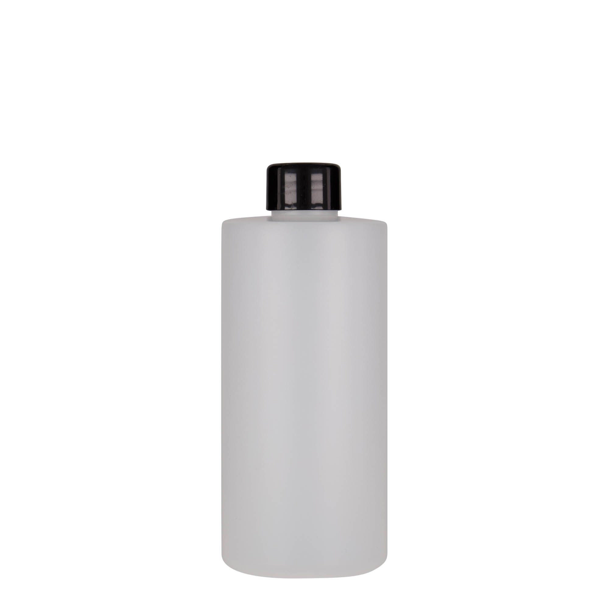 300 ml műanyag palack 'Pipe', HDPE, fehér, nyílás: 24/410