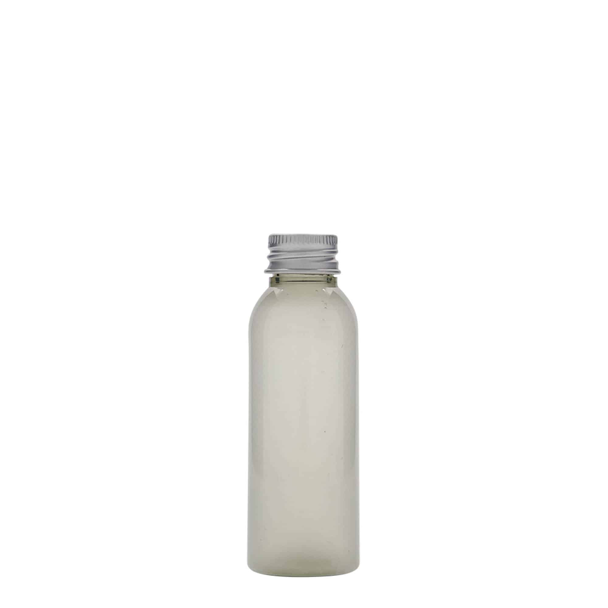 50 ml-es újrahasznosítható műanyag palack ’Pegasus', PCR, szájnyílás: 20/410