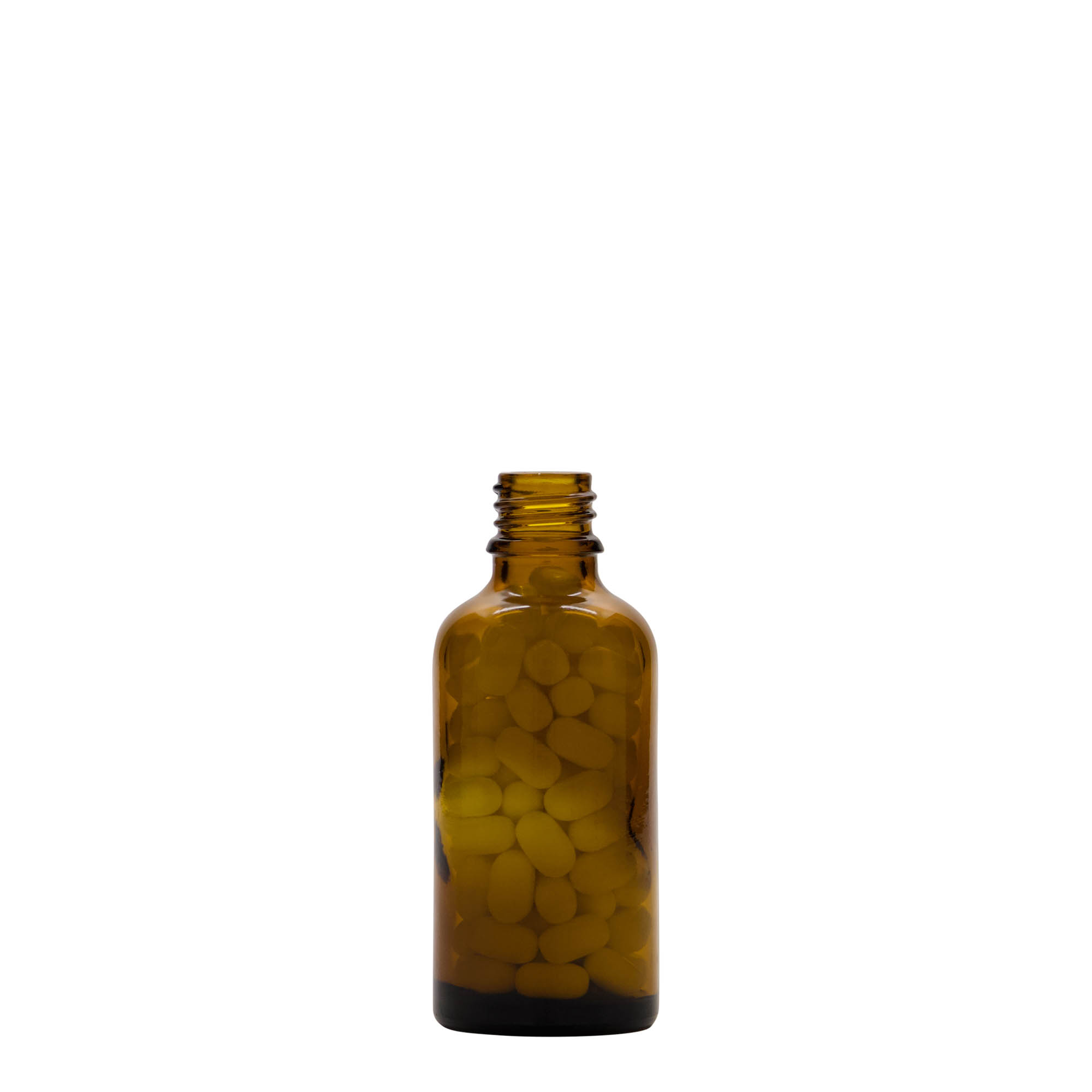 50 ml orvosi üveg, barna, nyílás: DIN 18 50 ml orvosi üveg, barna, nyílás: DIN 18