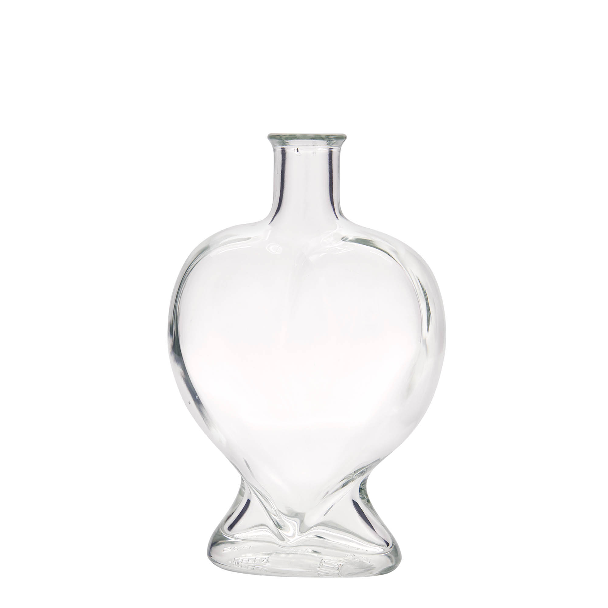 500 ml üveges palack 'Szív', nyílás: parafa 500 ml üveges palack 'Szív', nyílás: parafa
