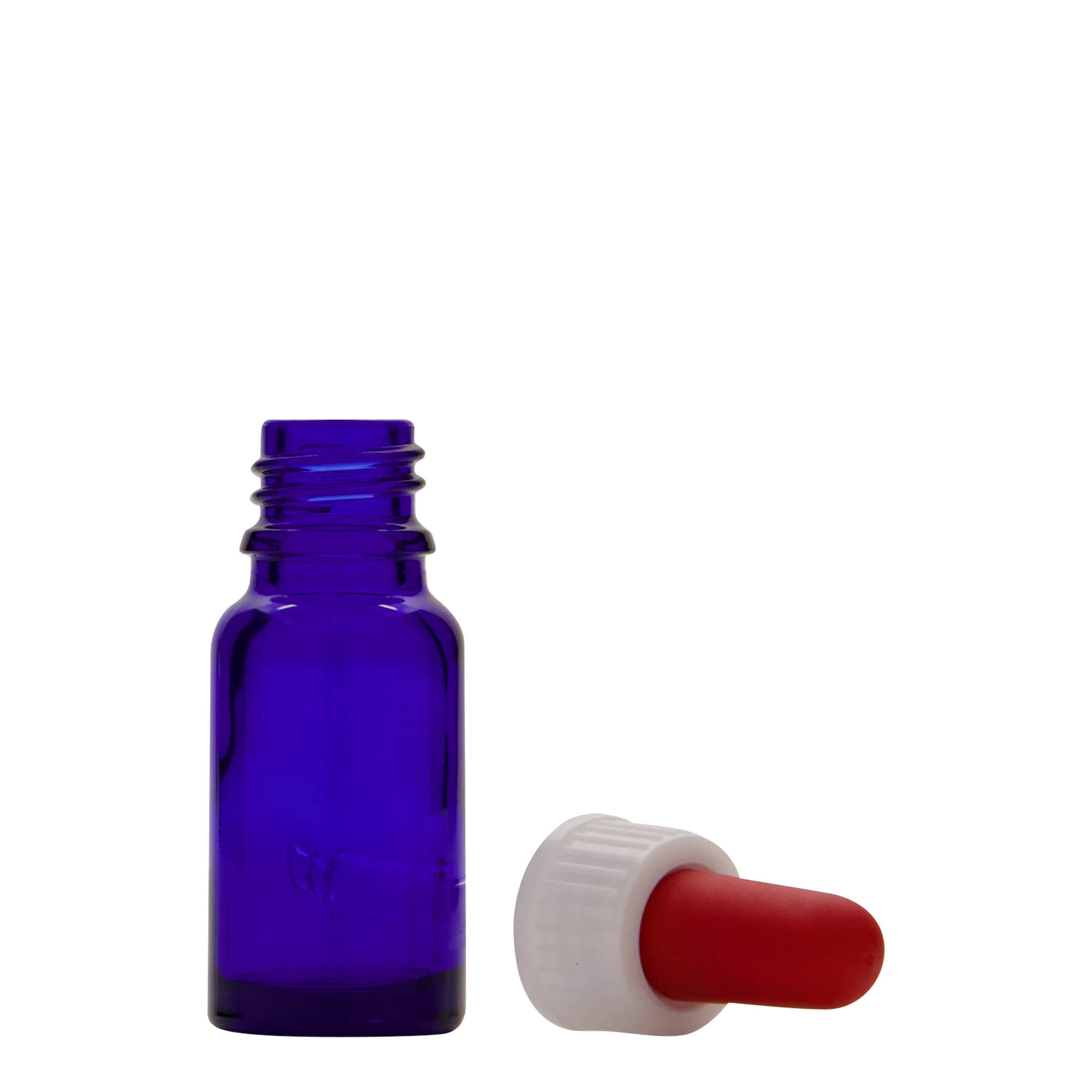 10 ml pipettás üveg orvosi célra, üveg, királykék-piros, nyílás: DIN 18 10 ml pipettás üveg orvosi célra, üveg, királykék-piros, nyílás: DIN 18