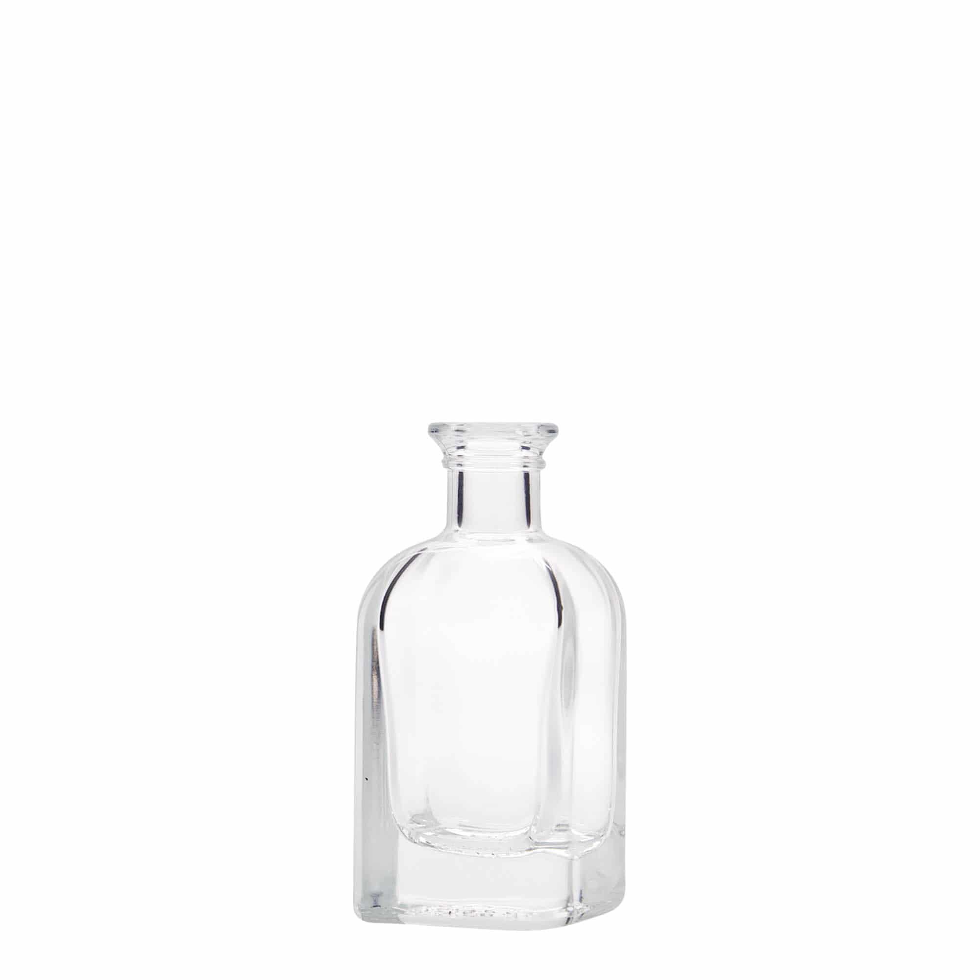 40 ml üvegfiola Apotheker Carré, négyzet alakú, nyílás: parafa