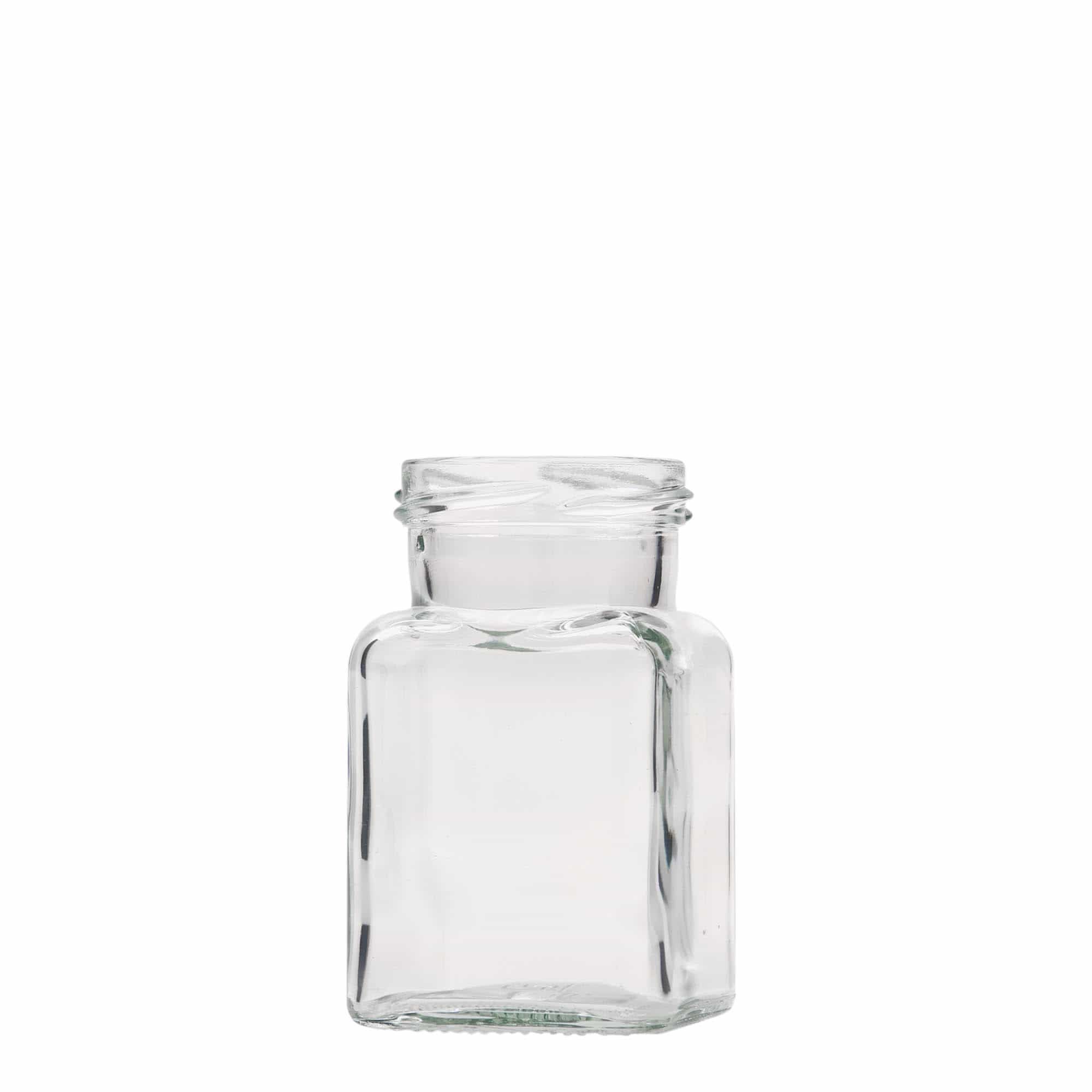 150 ml négyszögletes üveg, nyílás: Twist-Off (TO 53) 150 ml négyszögletes üveg, nyílás: Twist-Off (TO 53)