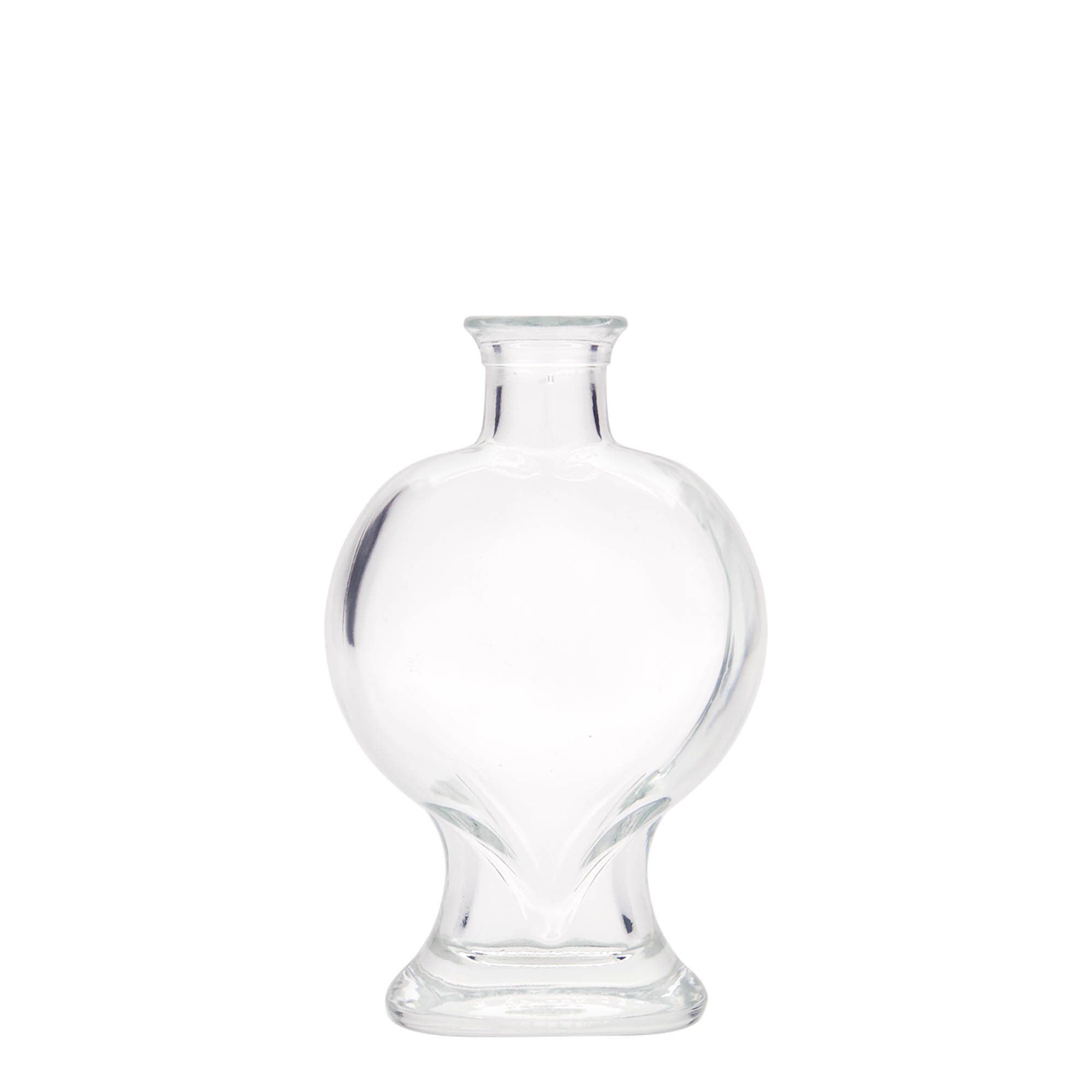 200 ml üvegpalack 'Szív', nyílás: parafa 200 ml üvegpalack 'Szív', nyílás: parafa