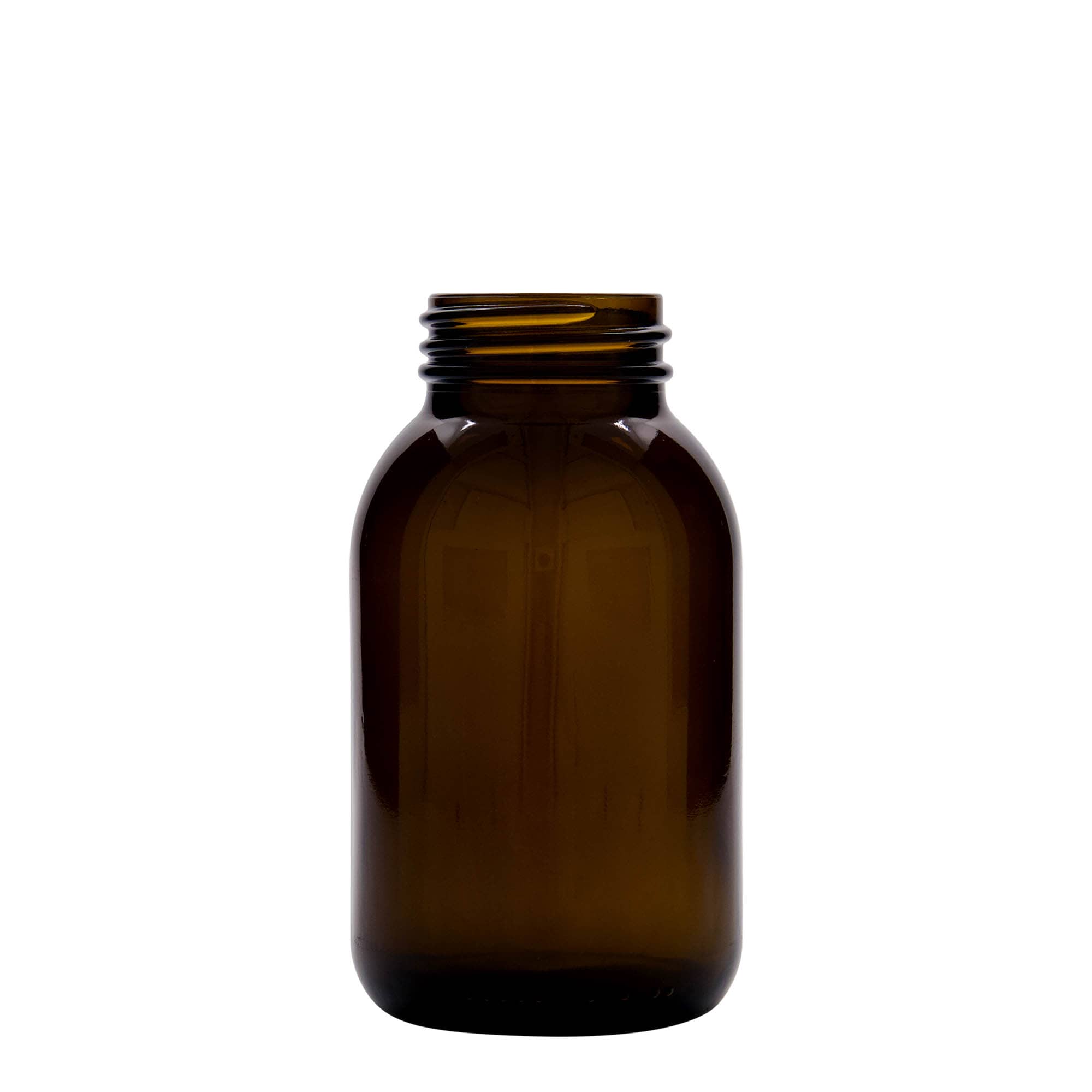 500 ml széles szájú üveg, barna, nyílás: DIN 55