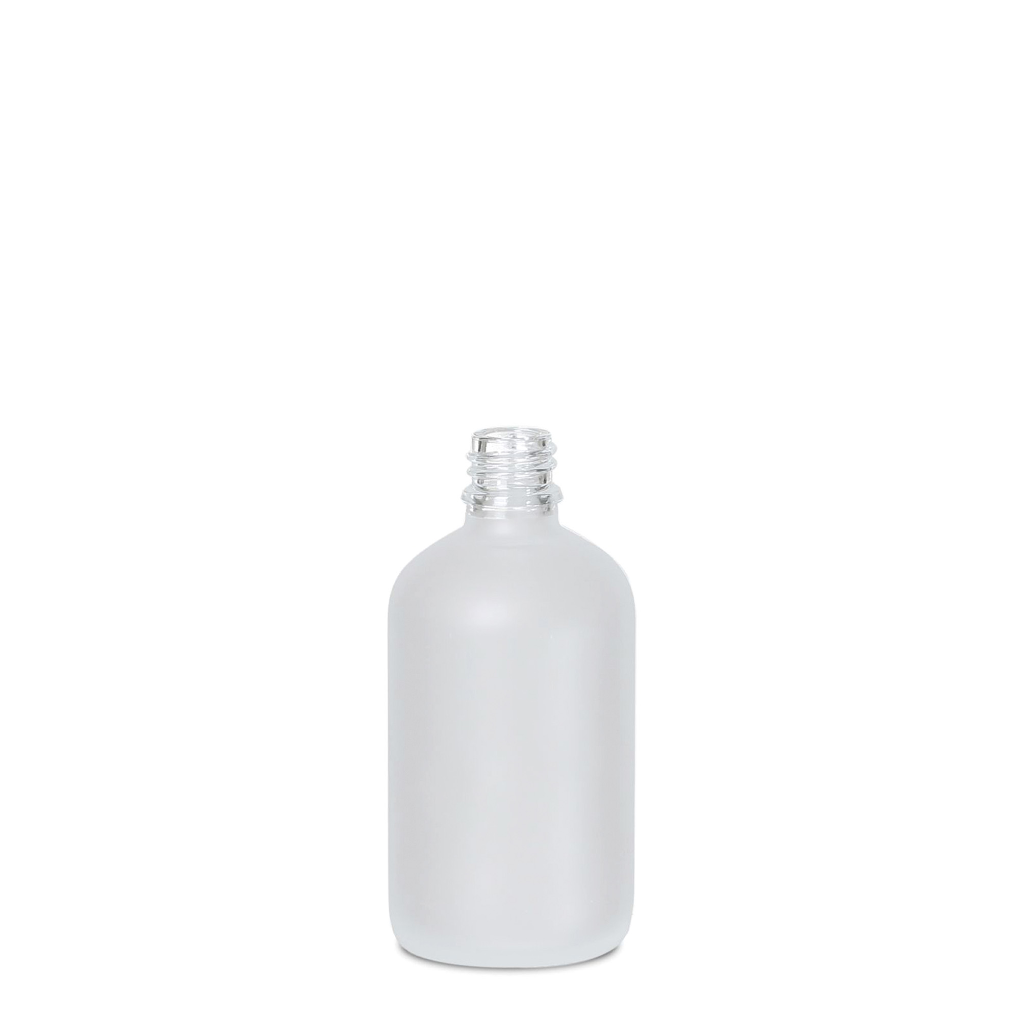 100 ml orvosi üveg, üveg, jegesített, nyílás: DIN 18 100 ml orvosi üveg, üveg, jegesített, nyílás: DIN 18