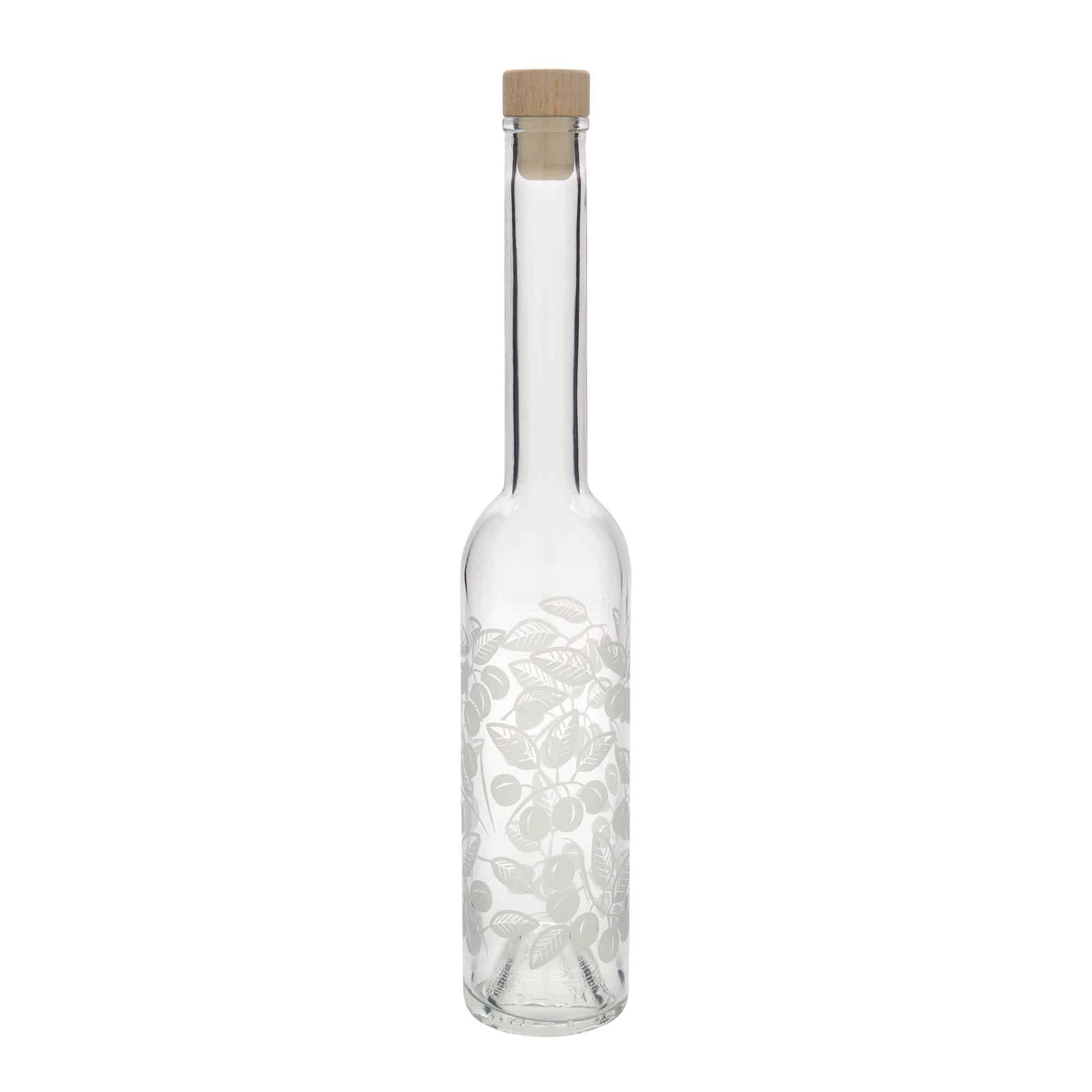 350 ml-es üvegpalack 'Opera', motívum: Mirabellszilva, szájnyílás: parafadugó