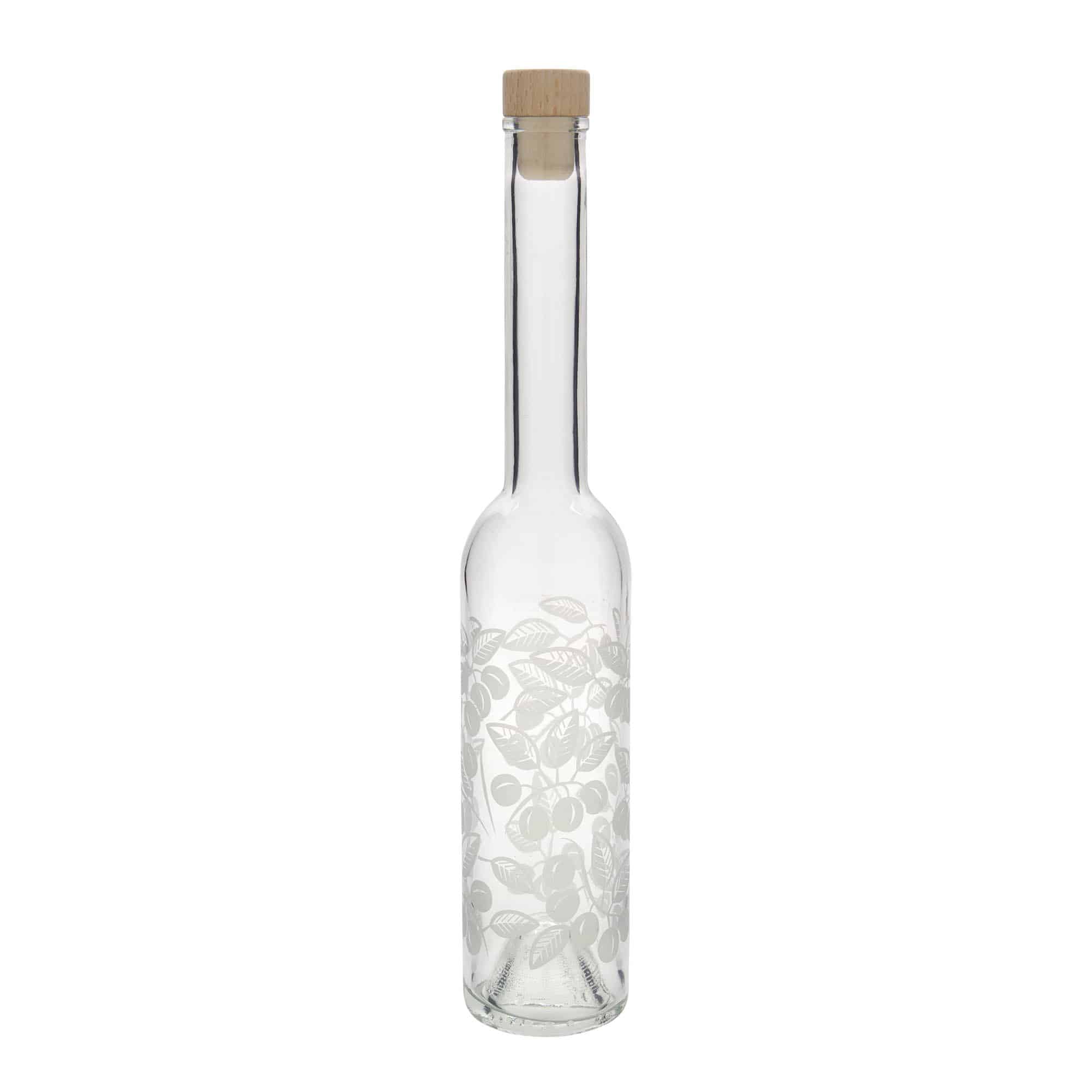 350 ml üveges palack 'Opera', motívum: mirabella, nyílás: parafa