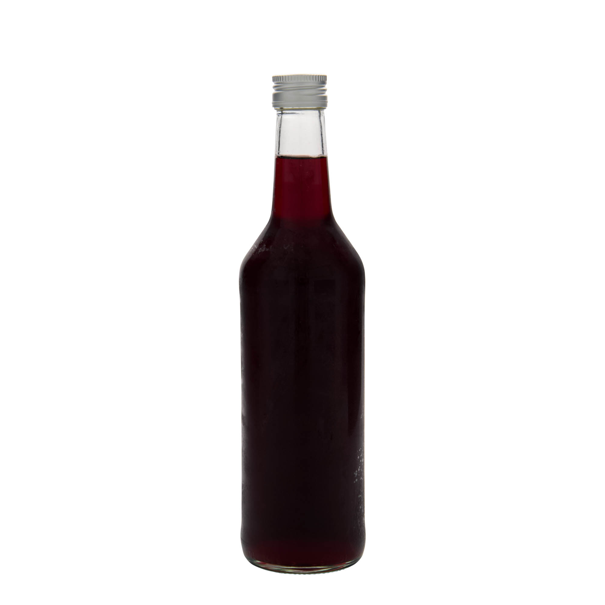 500 ml üvegpalack egyenes nyakkal, nyílás: PP 28 500 ml üvegpalack egyenes nyakkal, nyílás: PP 28