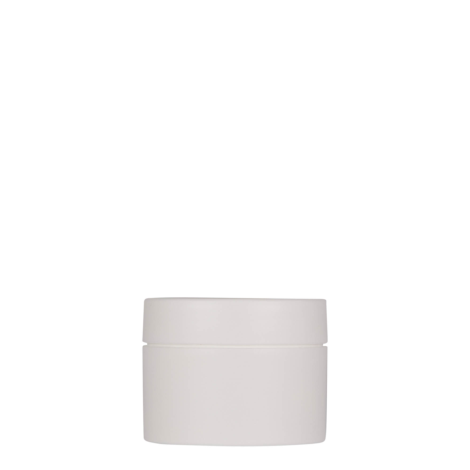 50 ml műanyag doboz 'Antonella', PP, fehér, nyílás: csavarzár