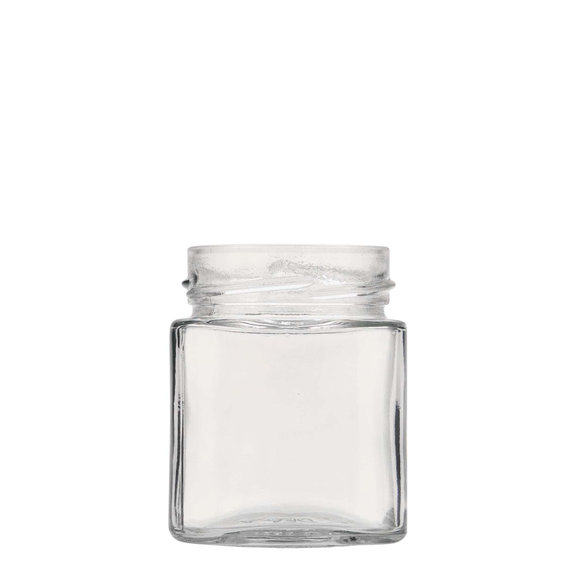 212 ml négyszögletes üveg 'Ikarus', nyílás: mély csavarzár (DTO 63)