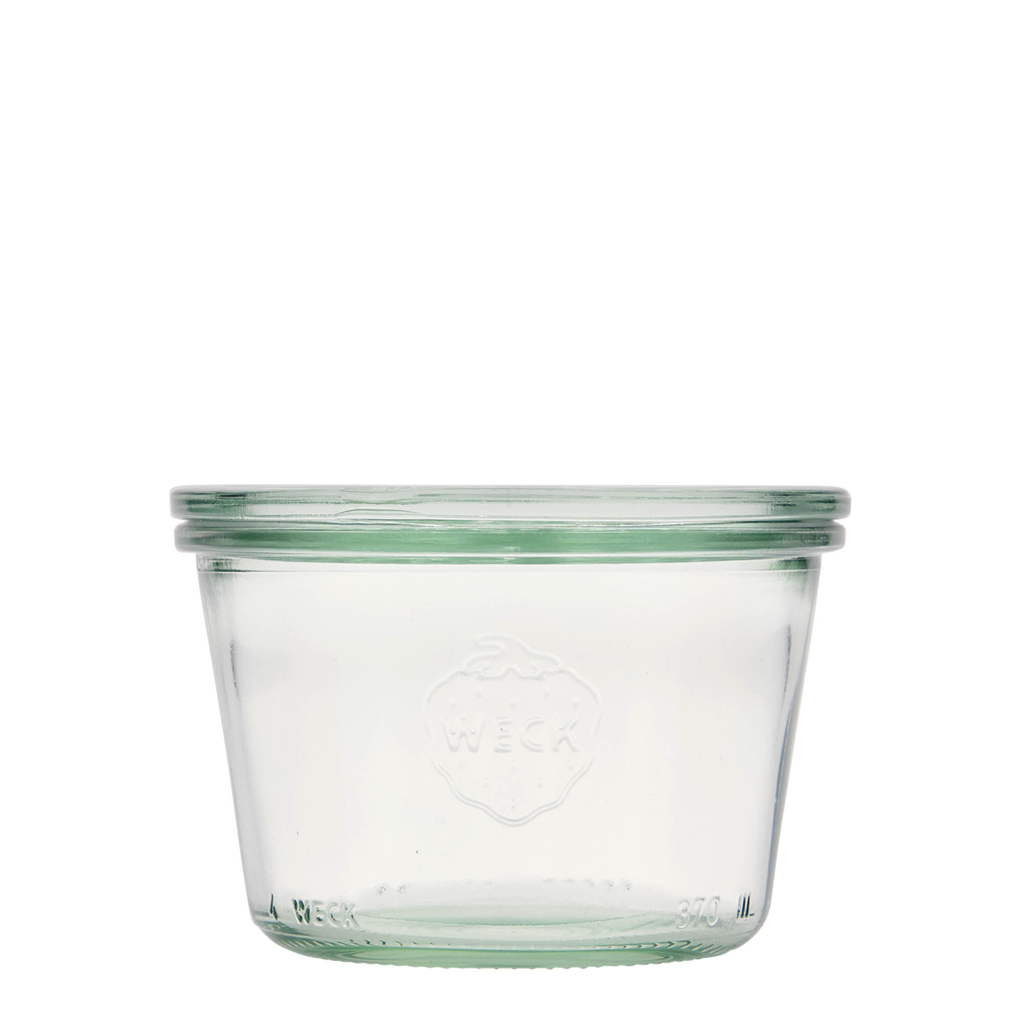 370 ml WECK fordított üvegedény, nyílás: kerek perem 370 ml WECK fordított üvegedény, nyílás: kerek perem